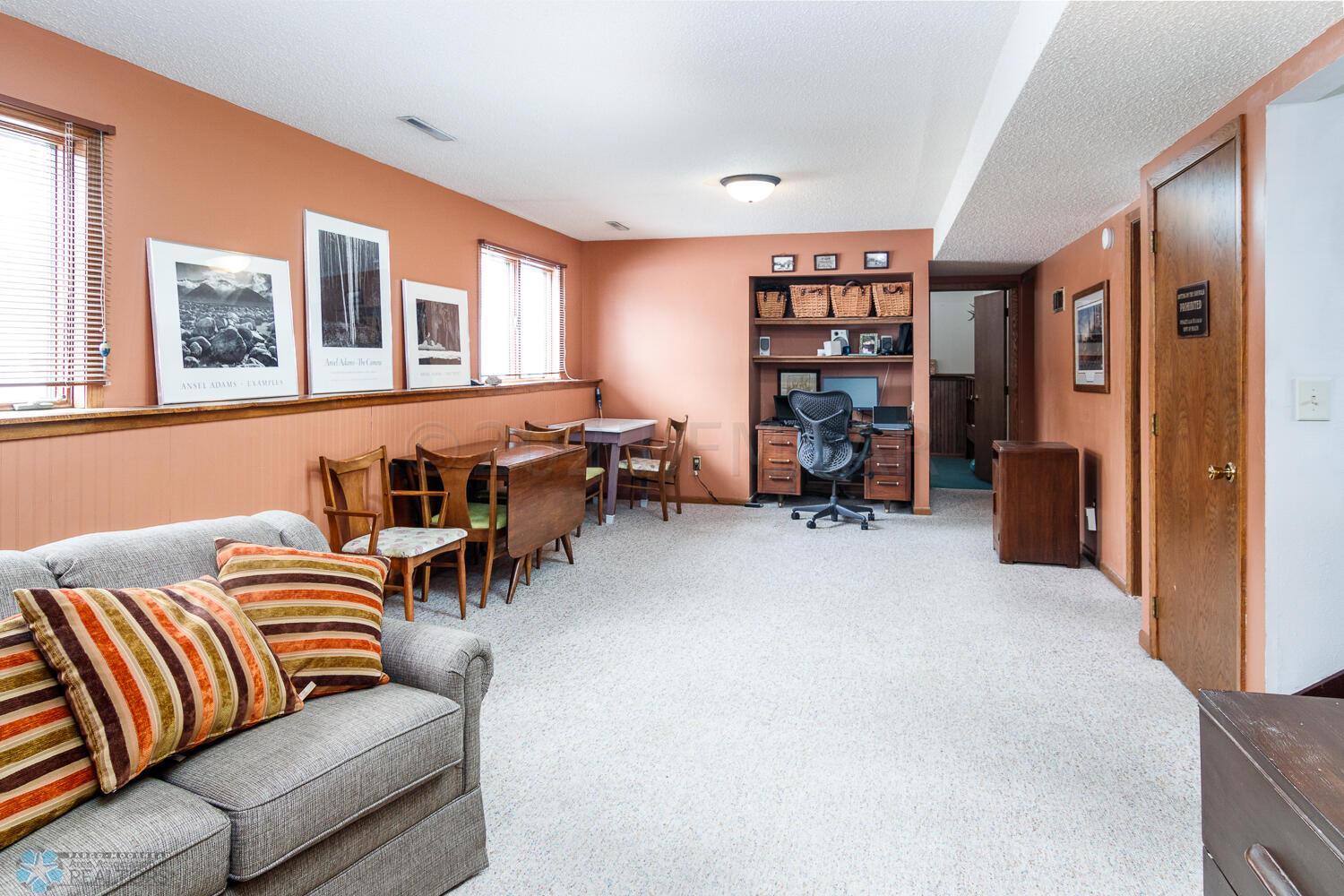 Lower level family room