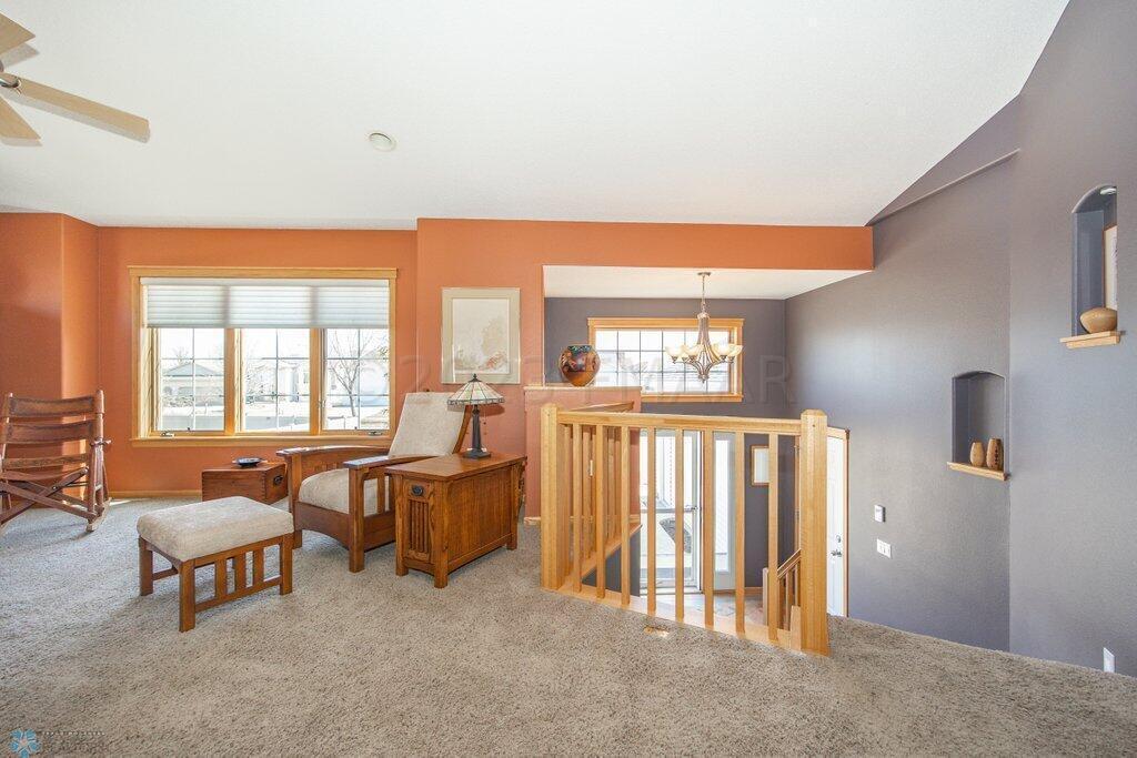 Upper living area