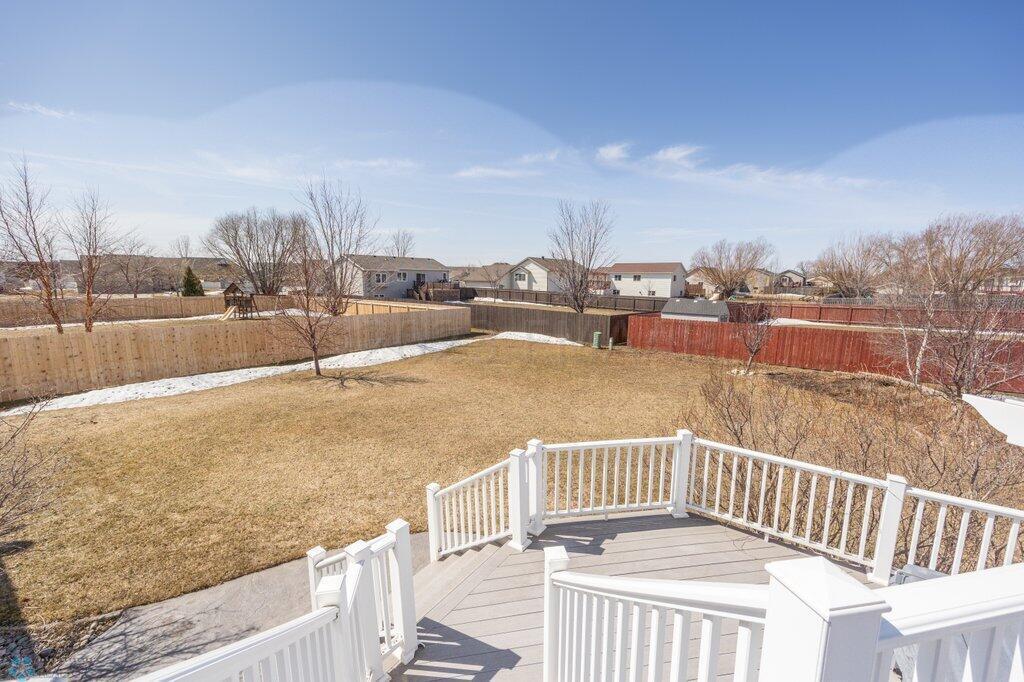 Large yard