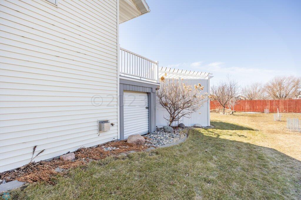 Storage shed under deck