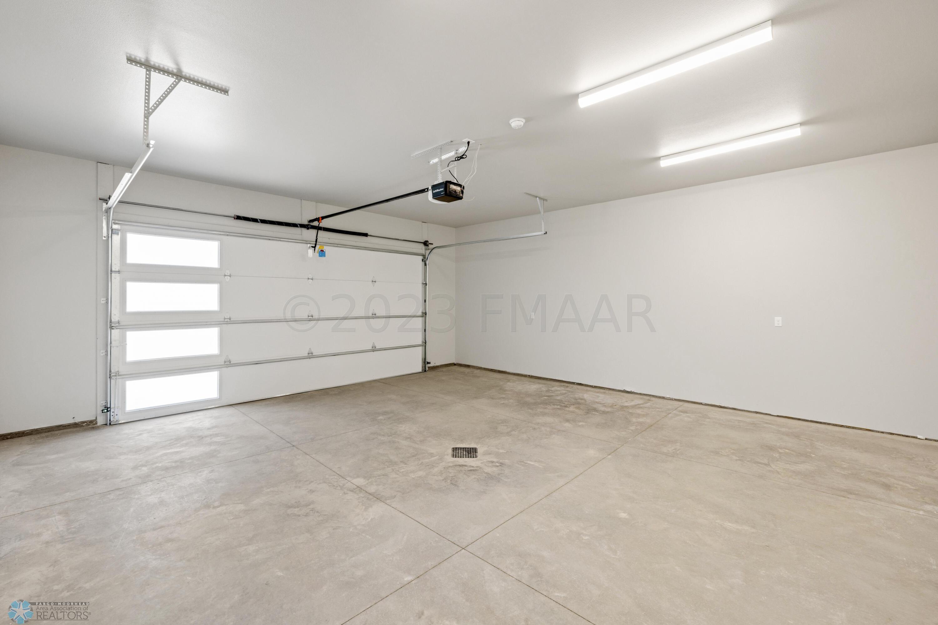 Oversized double garage