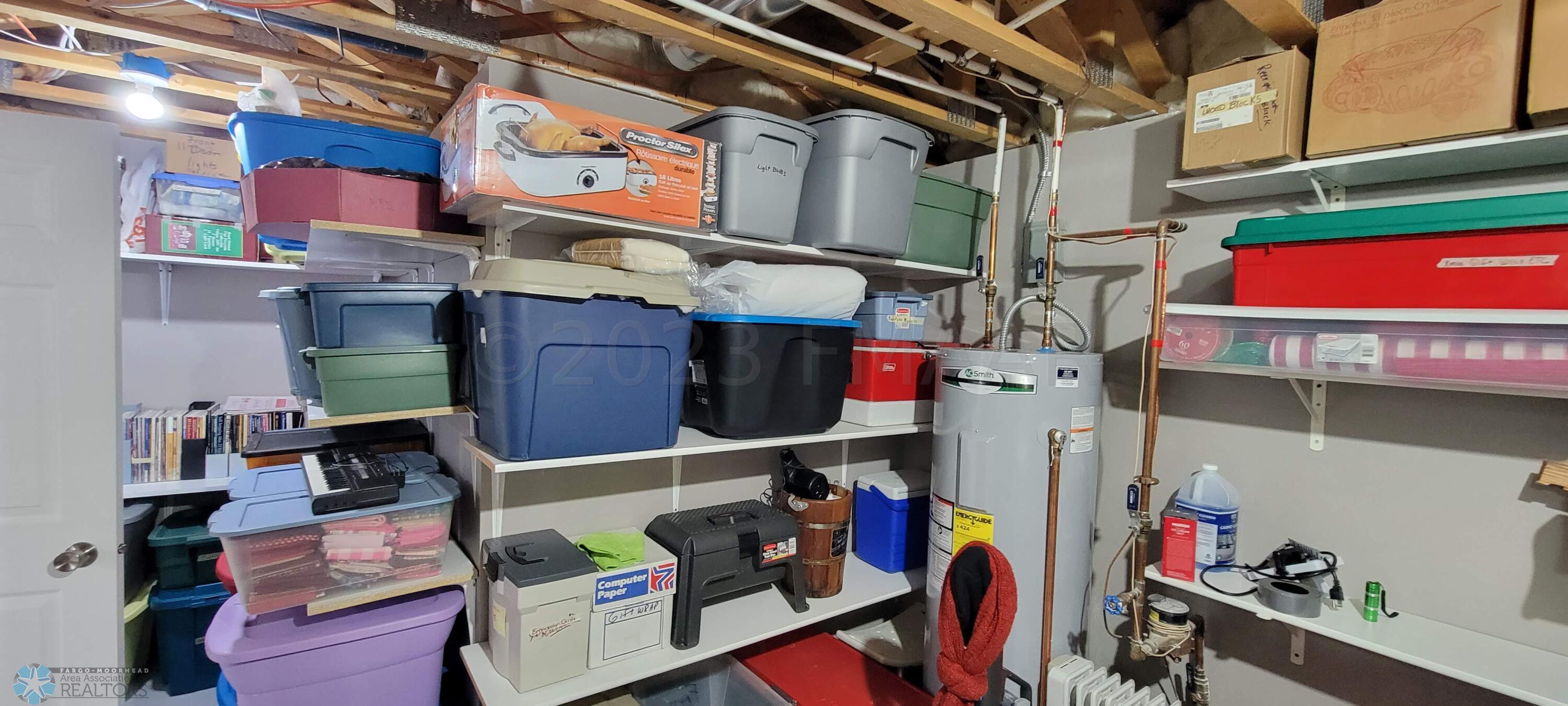 bsmt. storage