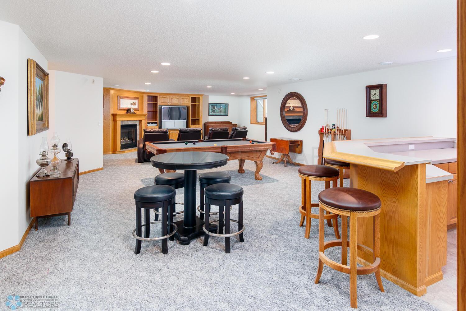 Basement family room
