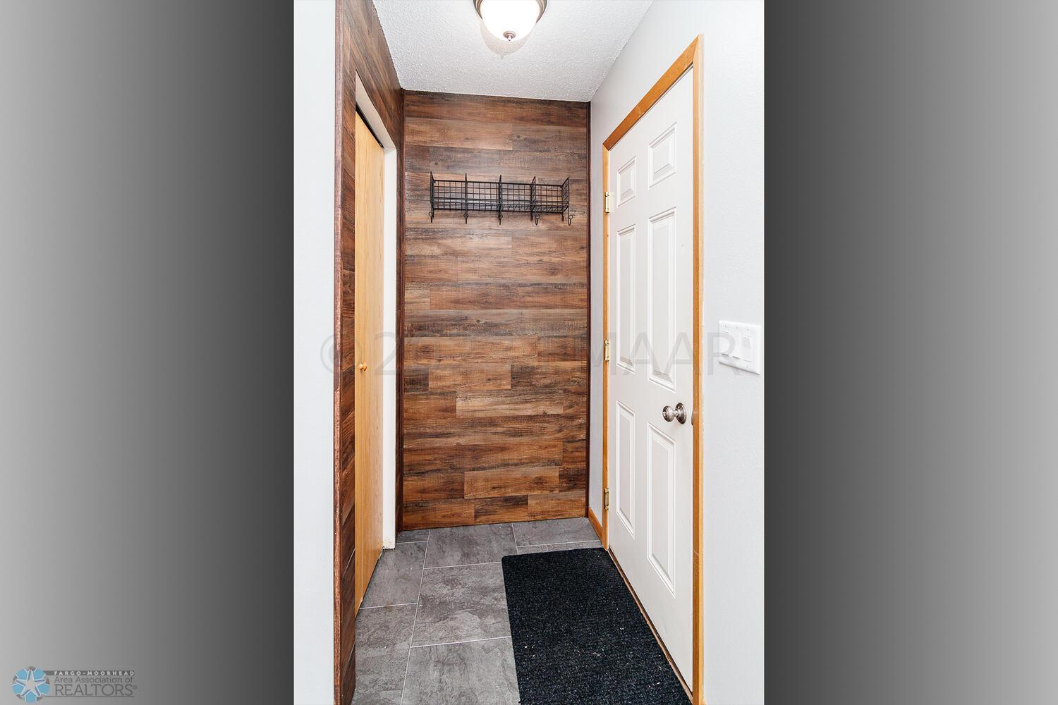 Entrance from the garage