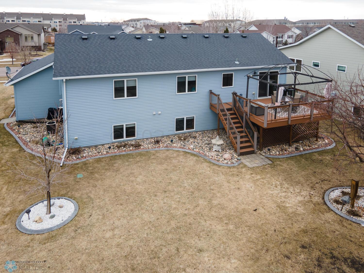 Aerial photo of back