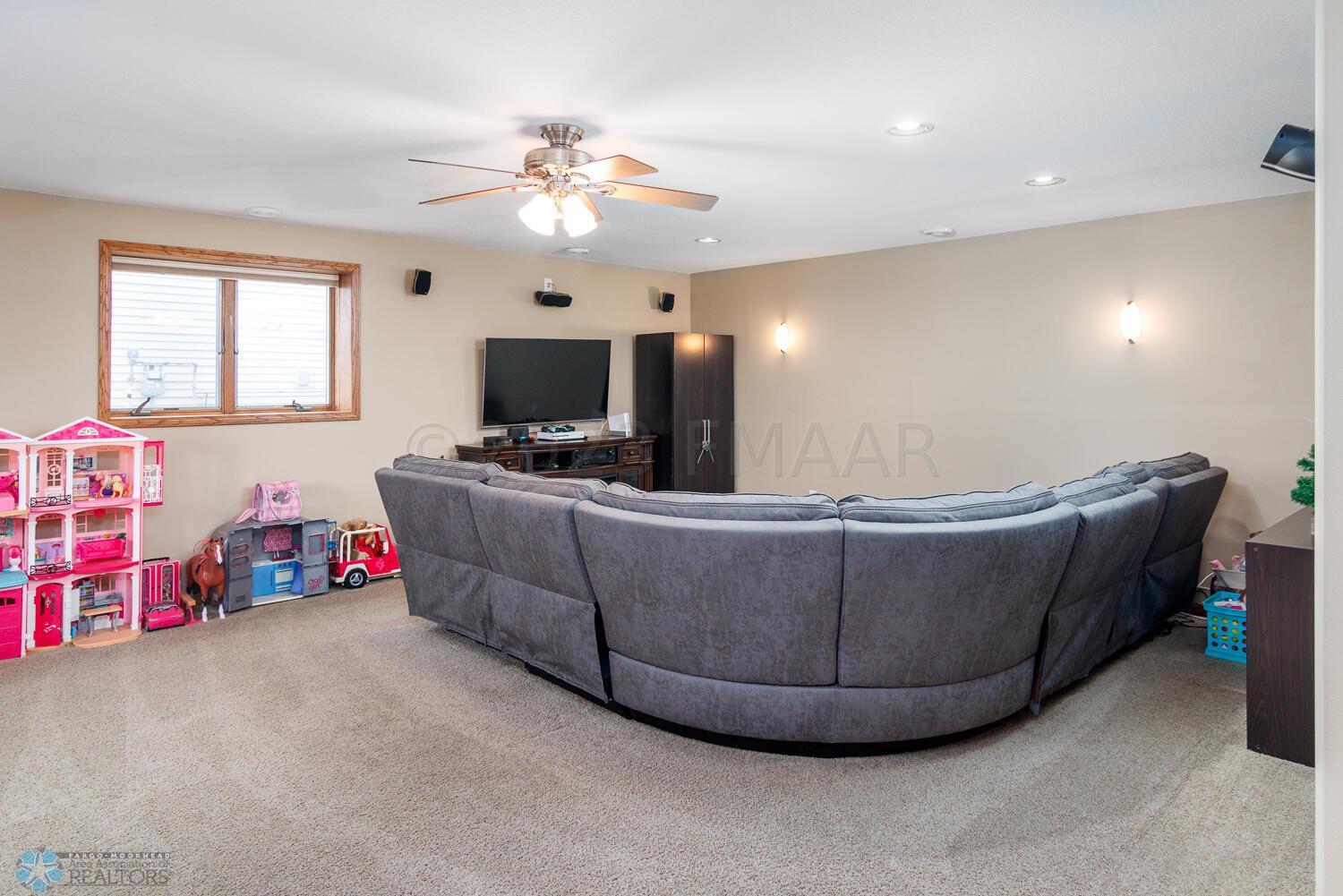 Lower level family room