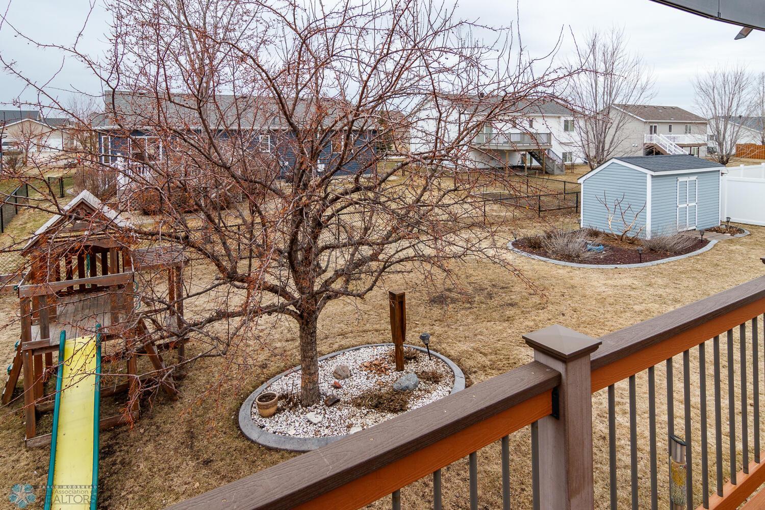 View from deck
