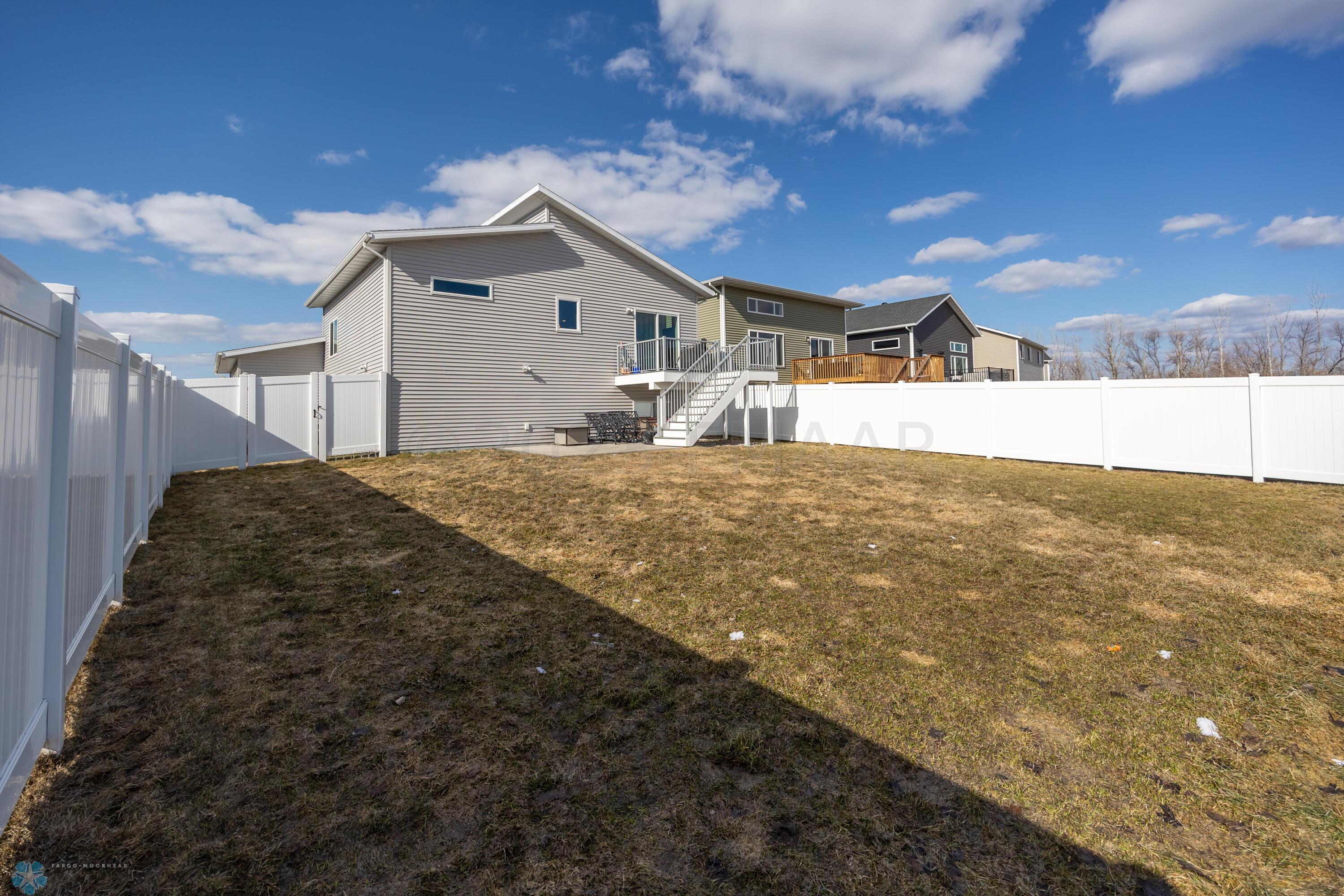 Fully Fenced Backyard