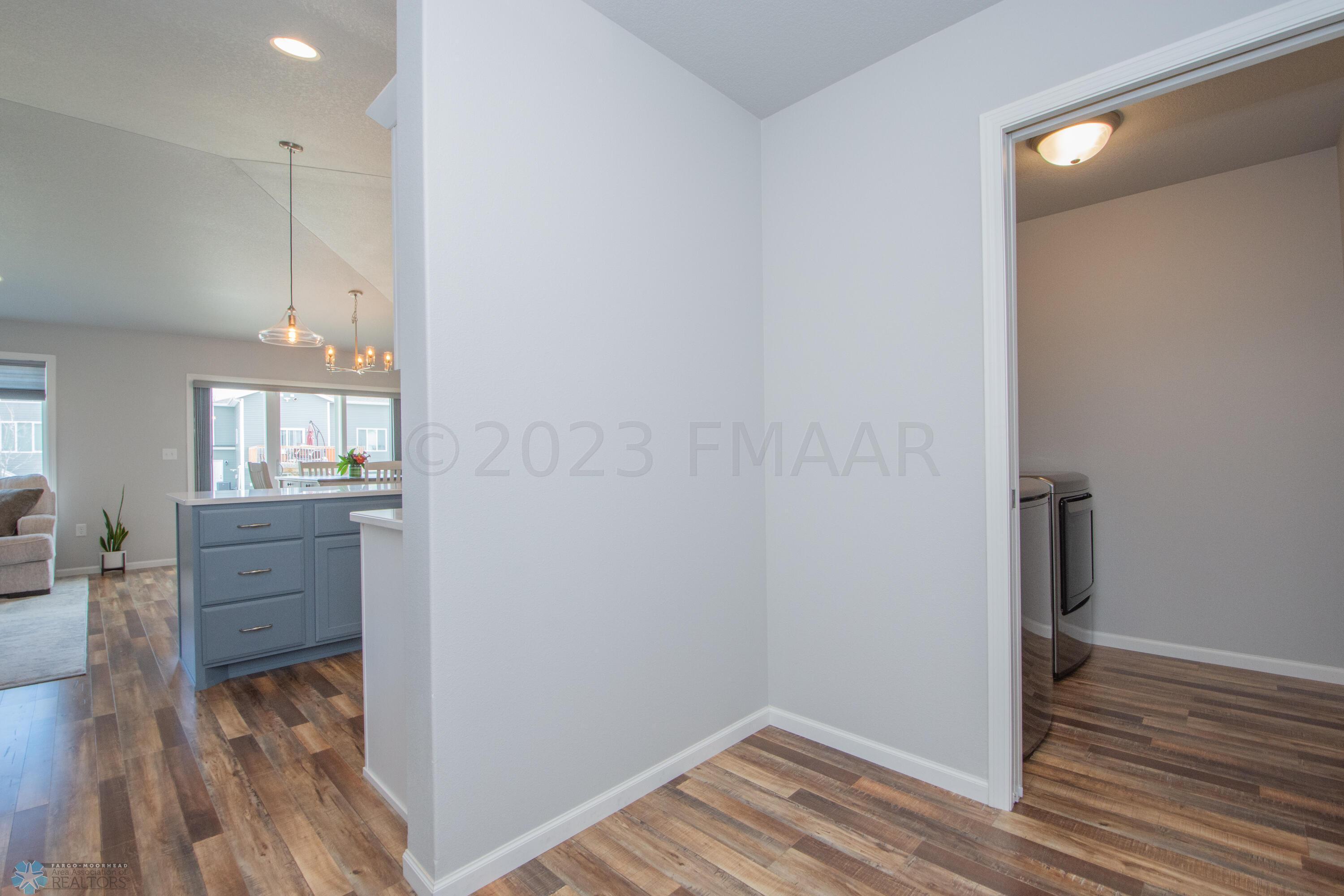 Garage Entry/Hallway to Laundry Room