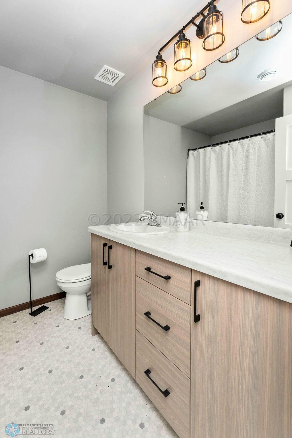Basement bathroom