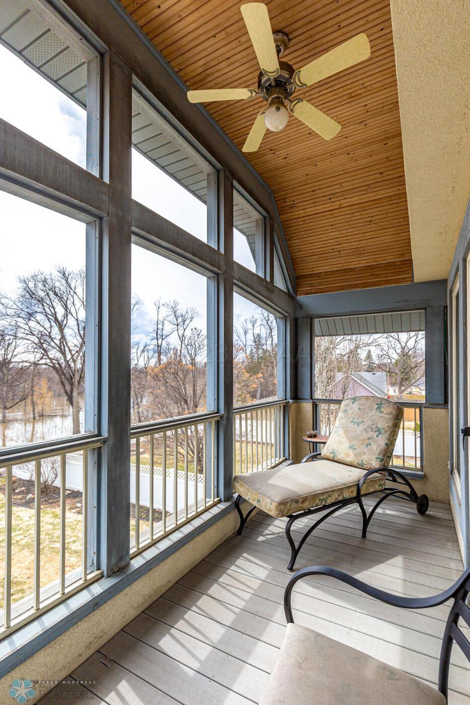 Screen in Patio off the primary suite