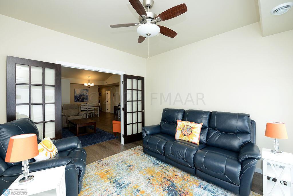 French Doors to the Living Room