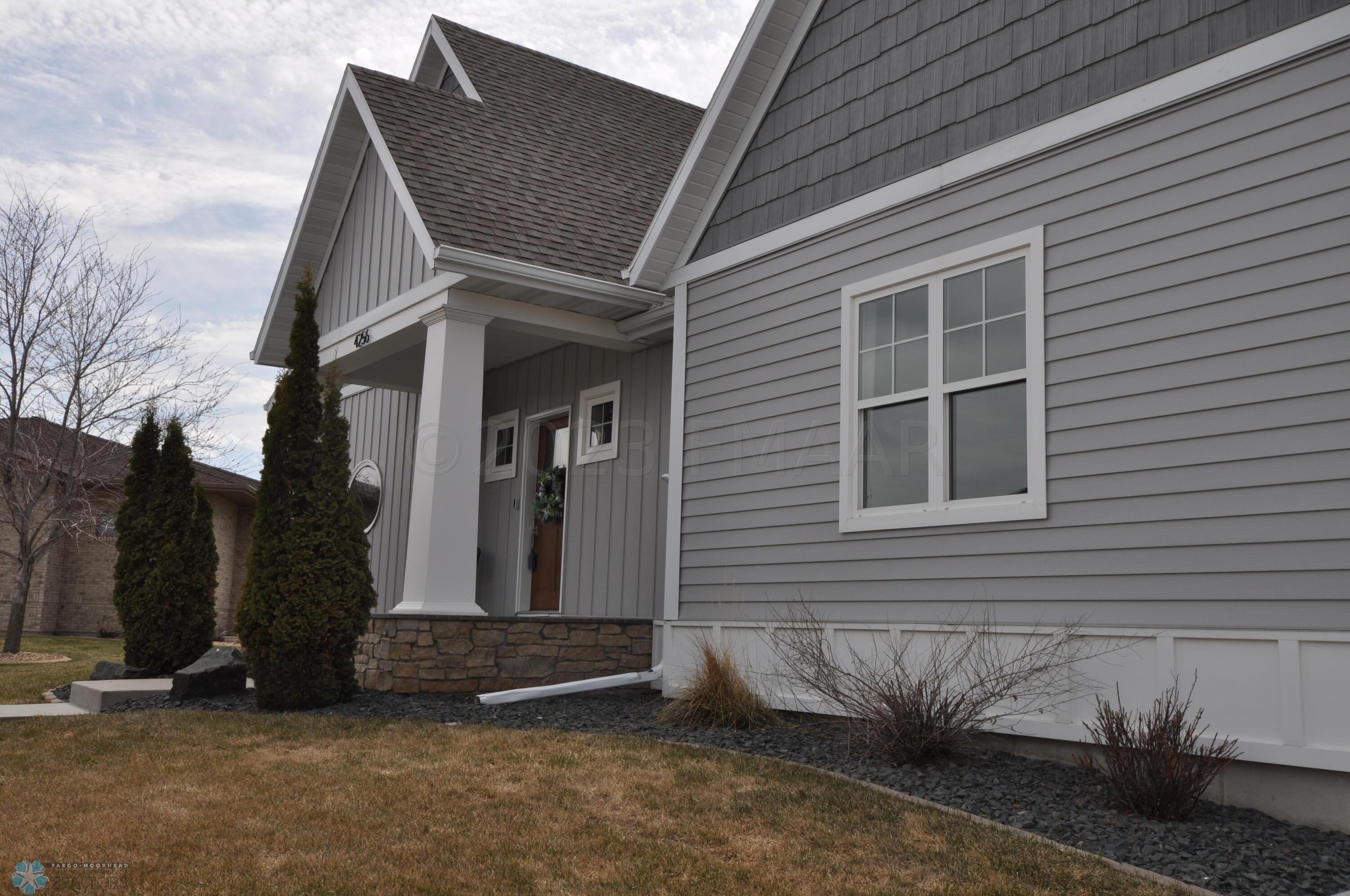 Front elevation from the NW corner