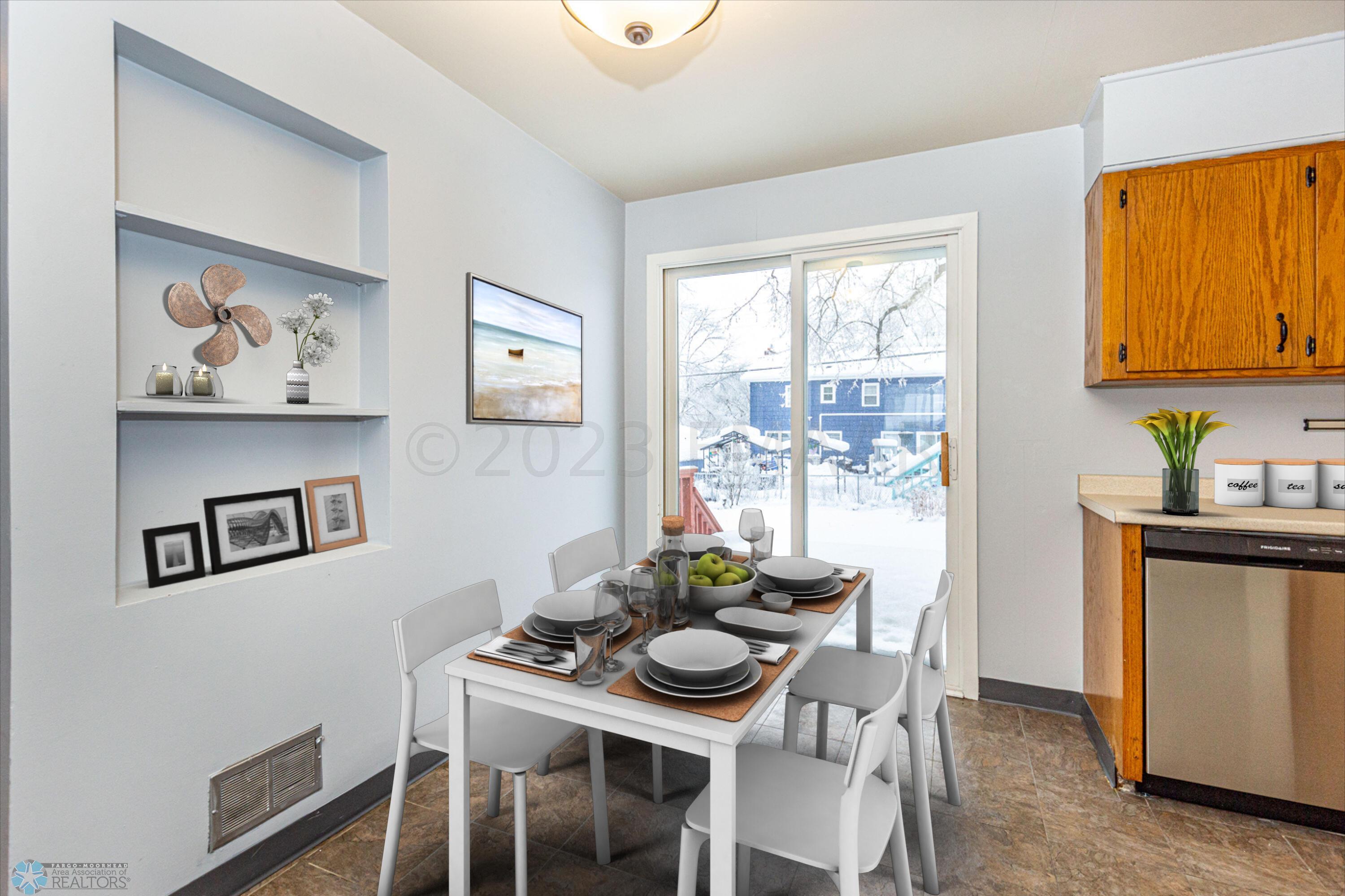 Dining Room - Digitally Staged