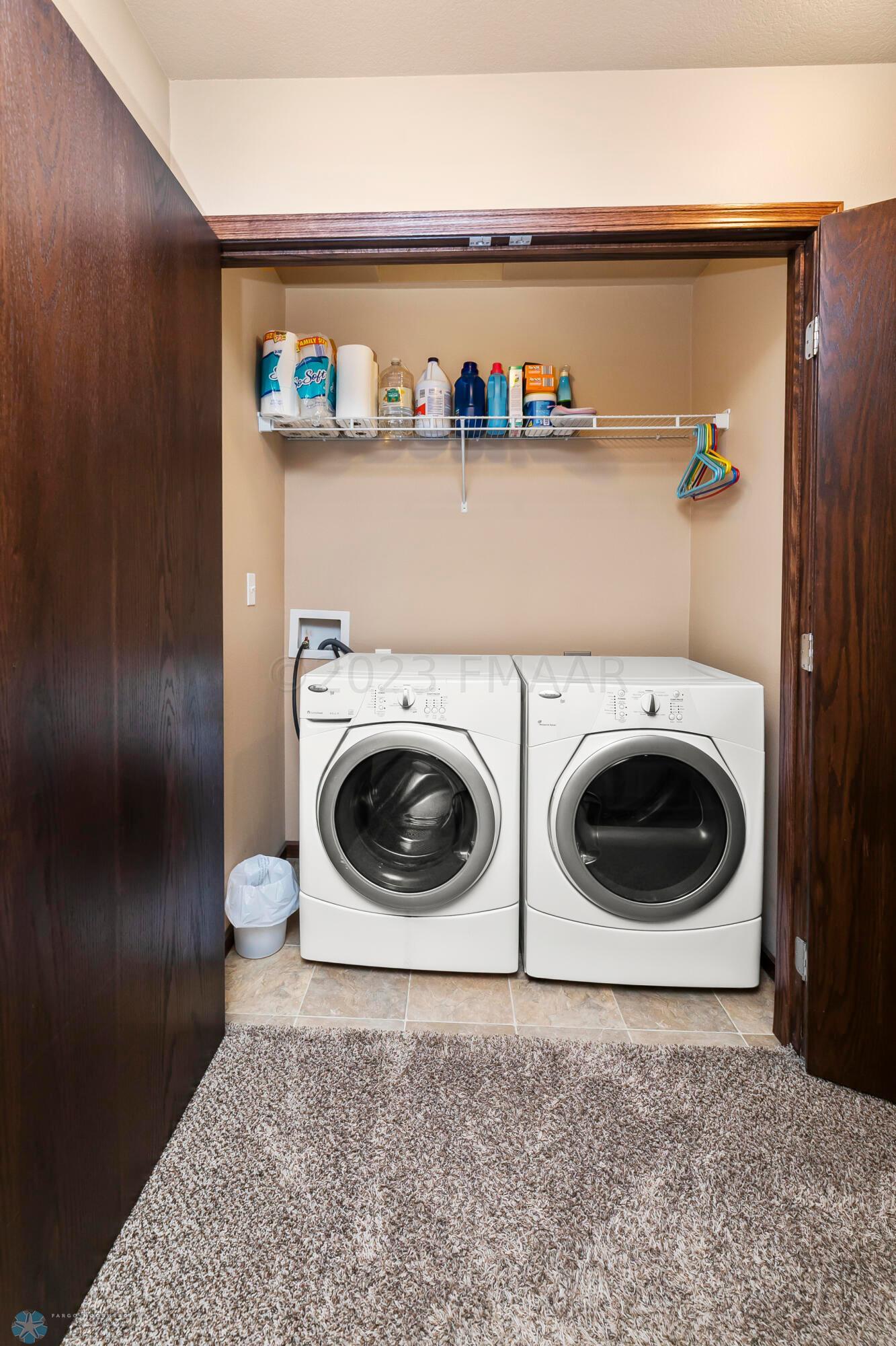 Laundry on same level as bedrooms!