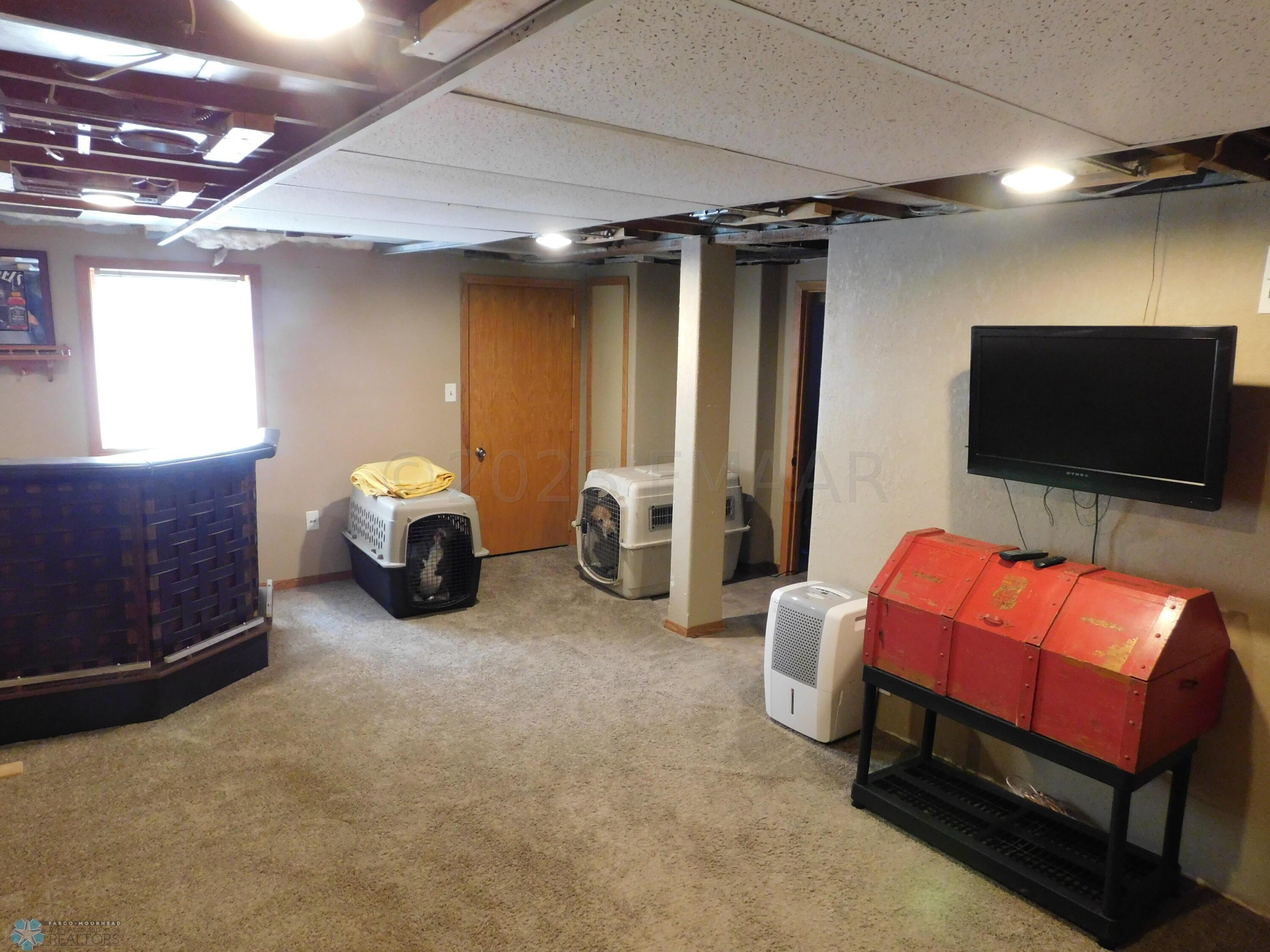 basement family room
