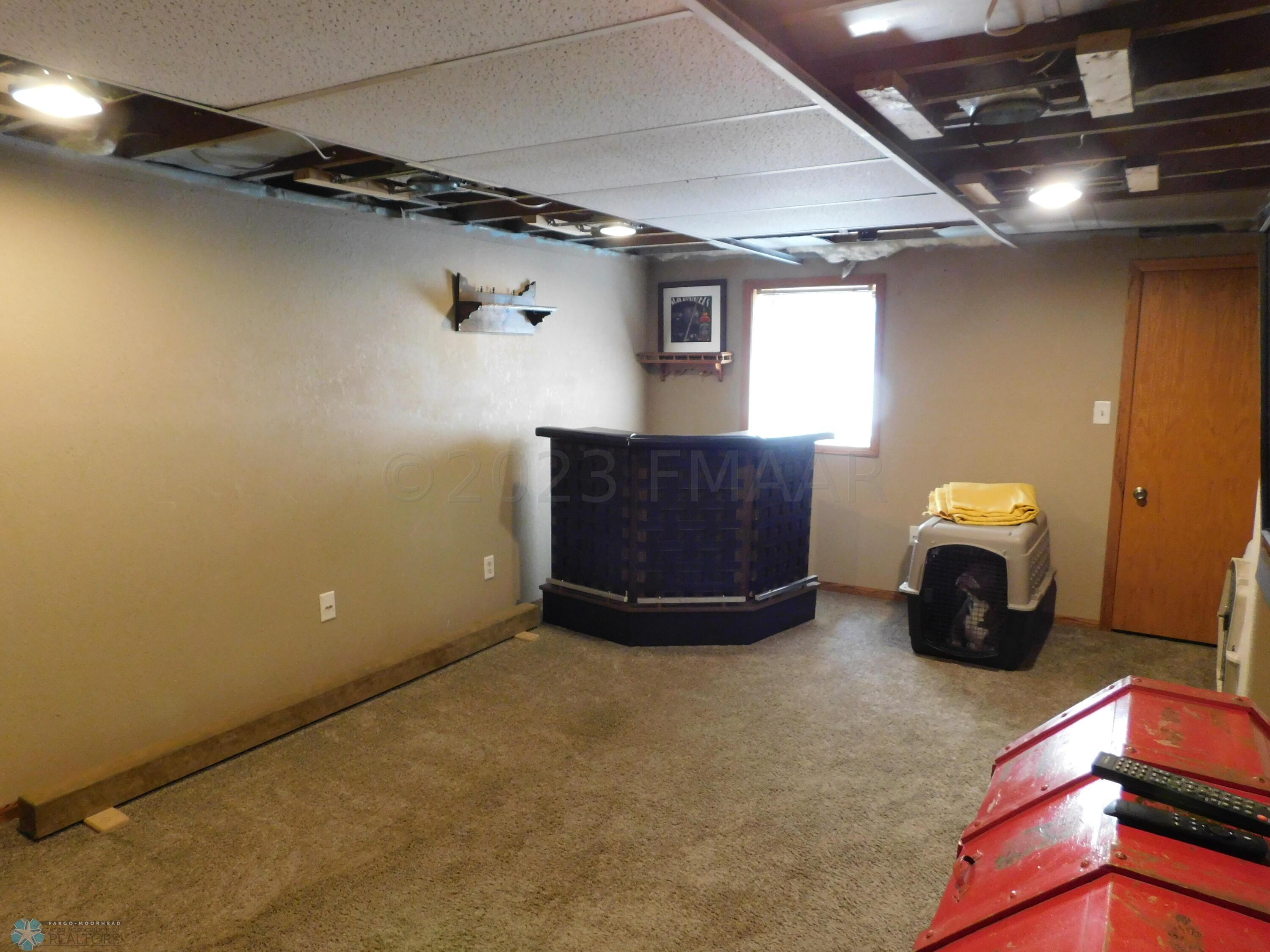 basement family room