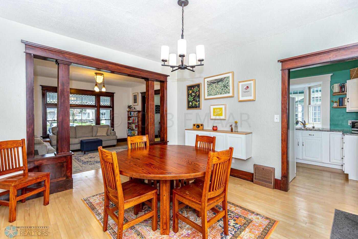 Dining Room w/ built in storage