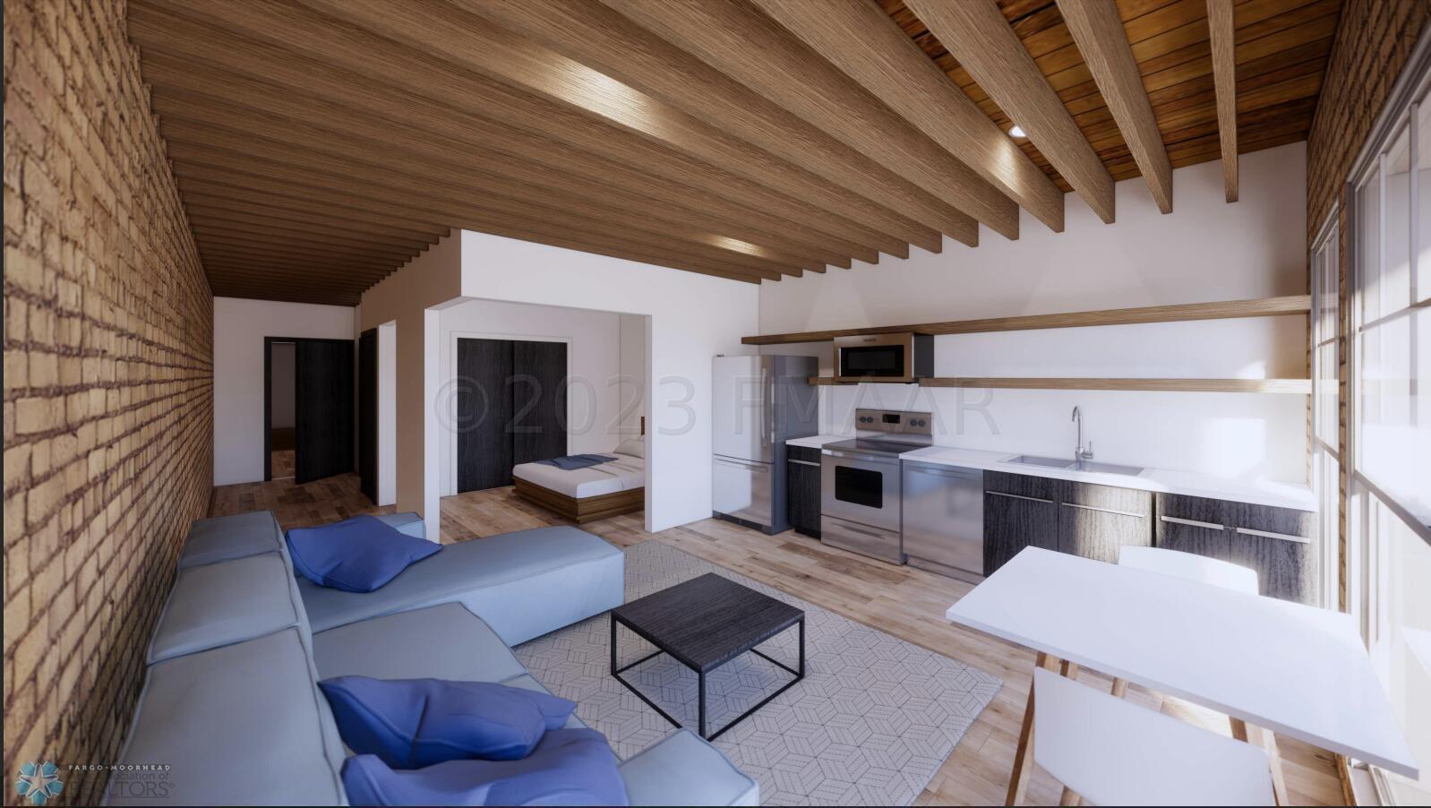 Living and Kitchen area