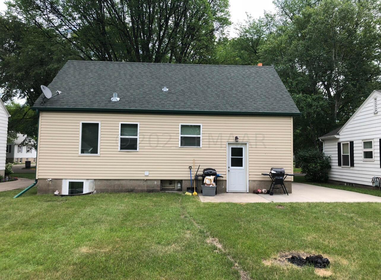 Rear of house