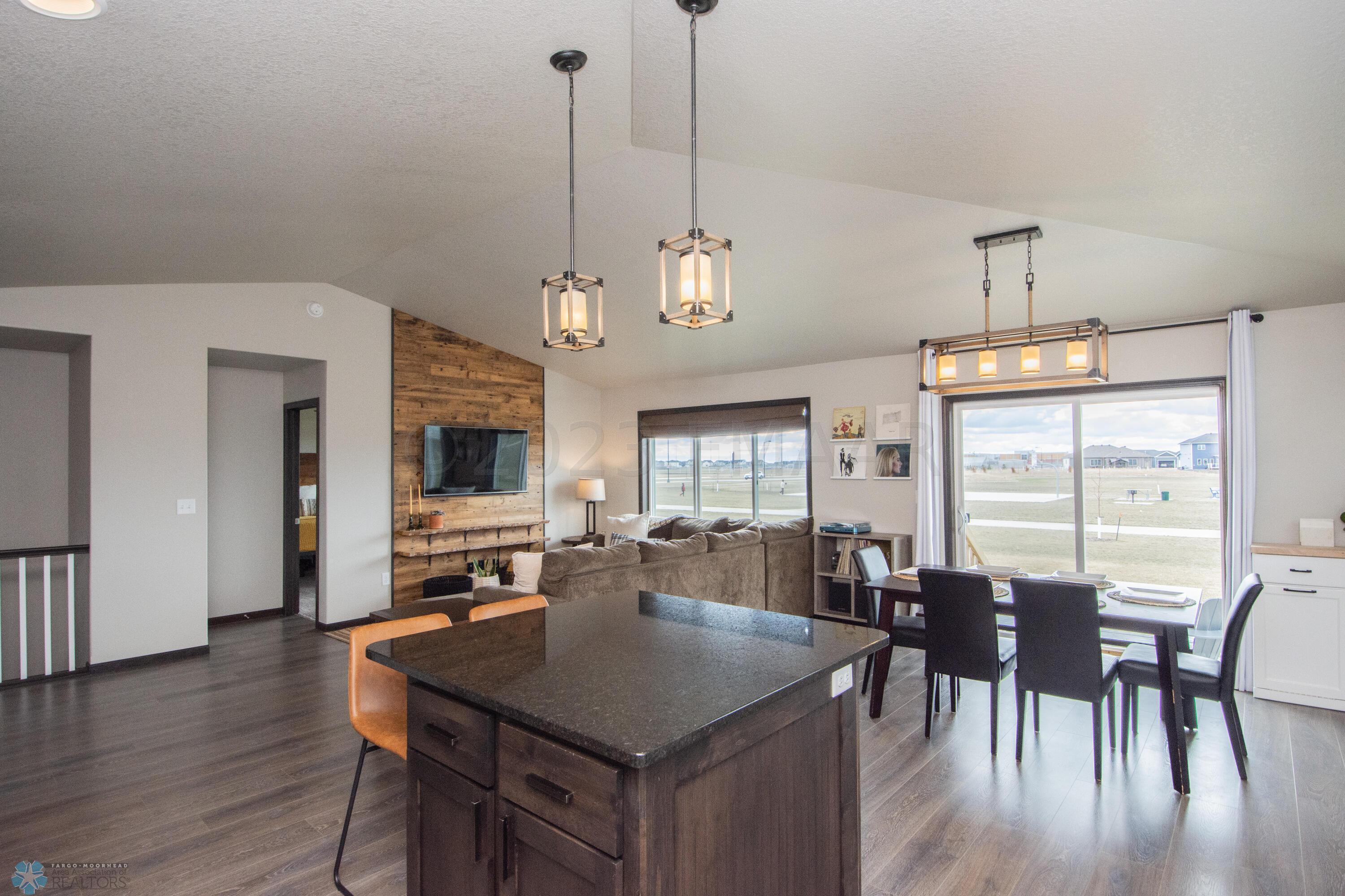 Open Concept Living Room & Kitchen