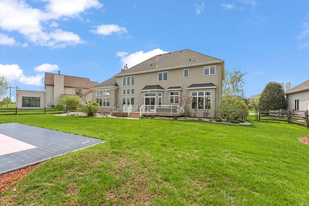 Spacious yard