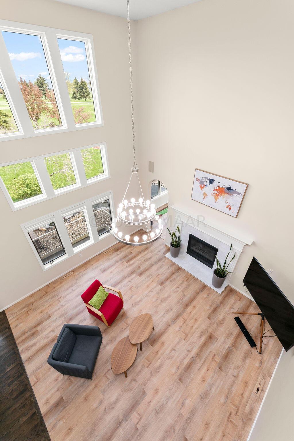 Second Story View of Living Room