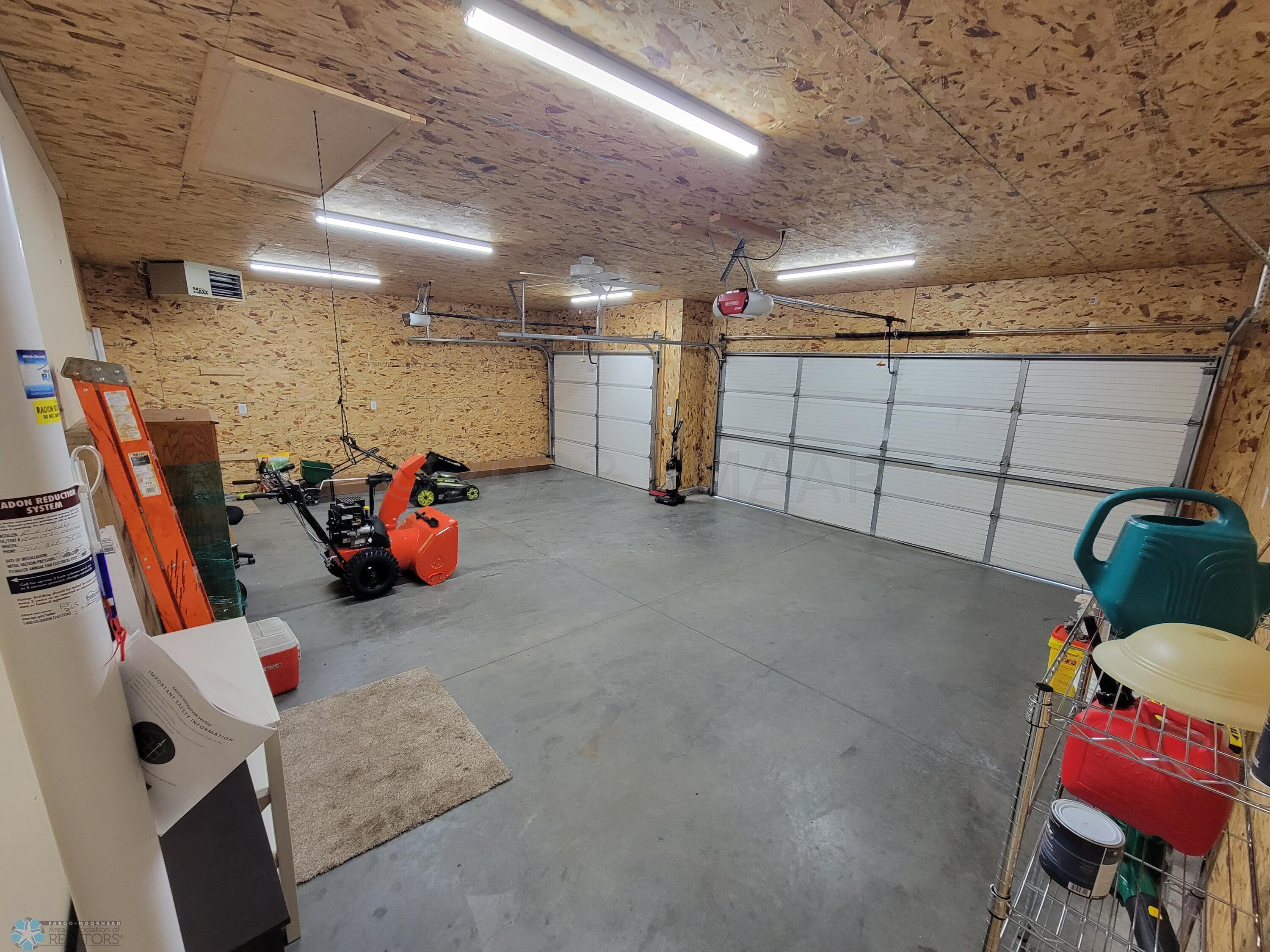 Inside of garage