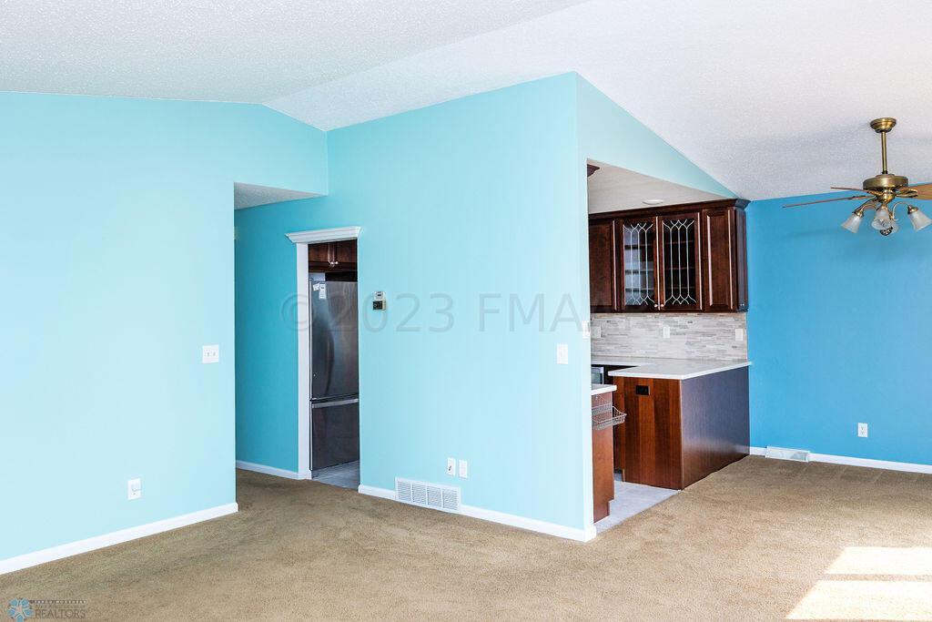 Living room to dining