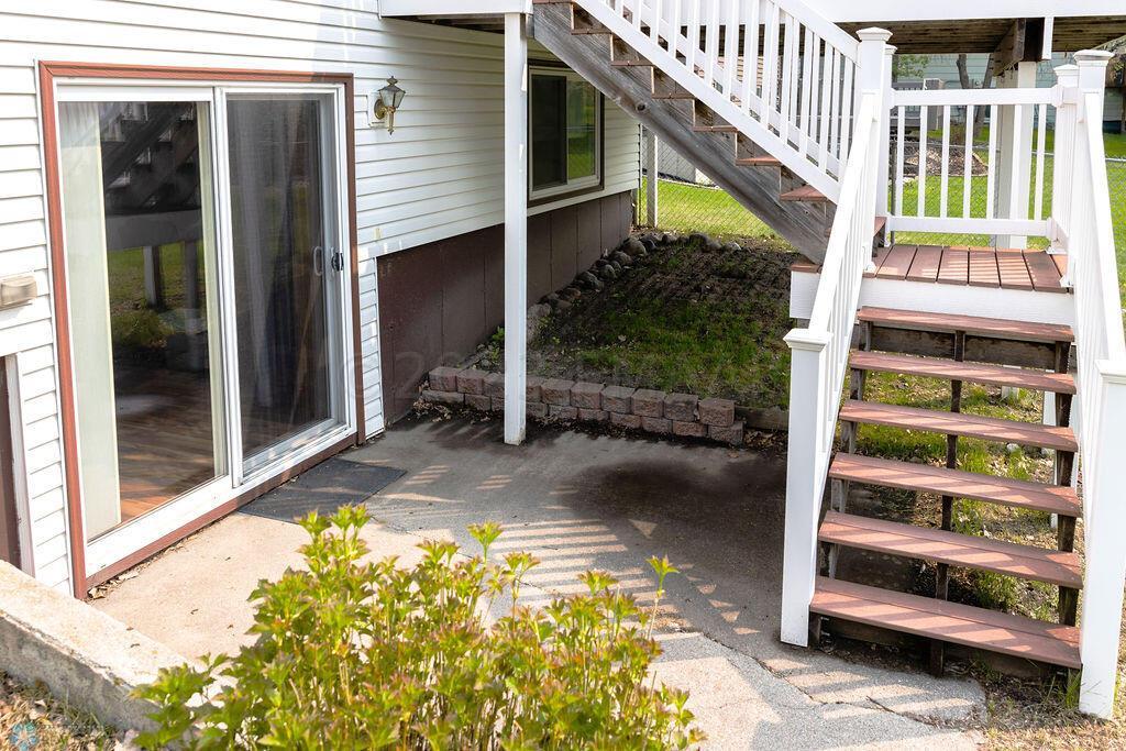 Lower patio