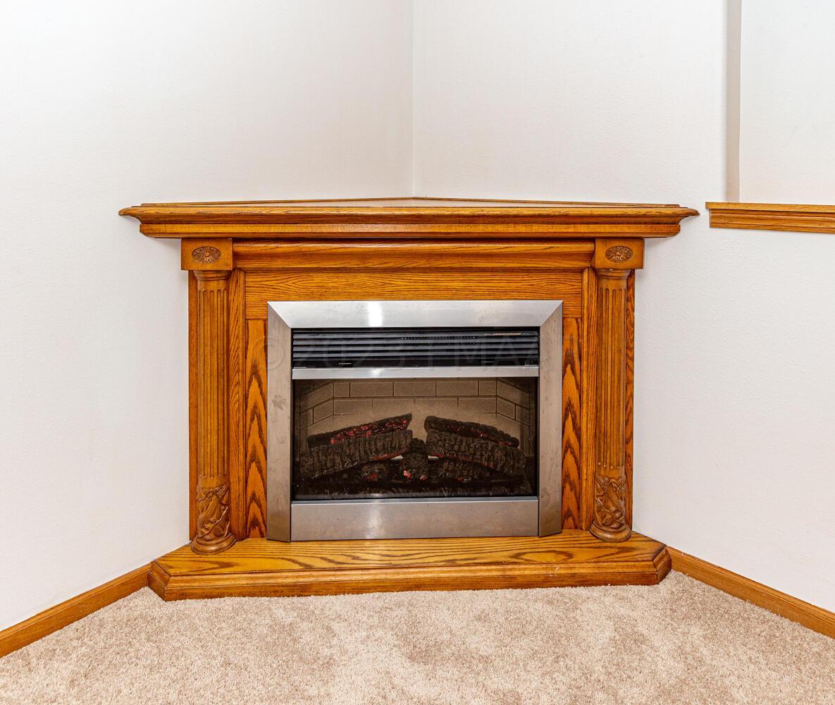 fireplace in family room