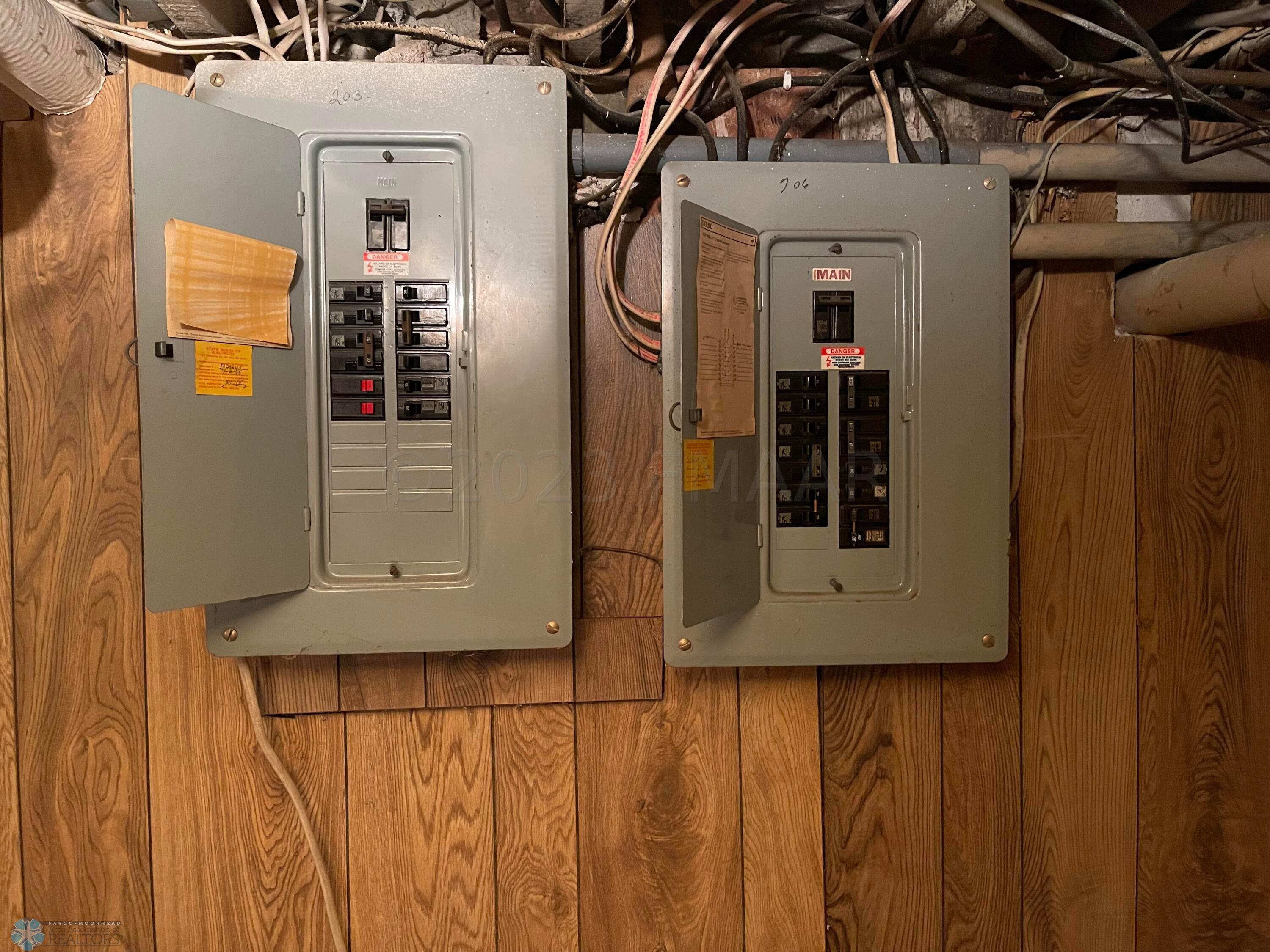 203 & 706 Electrical panels