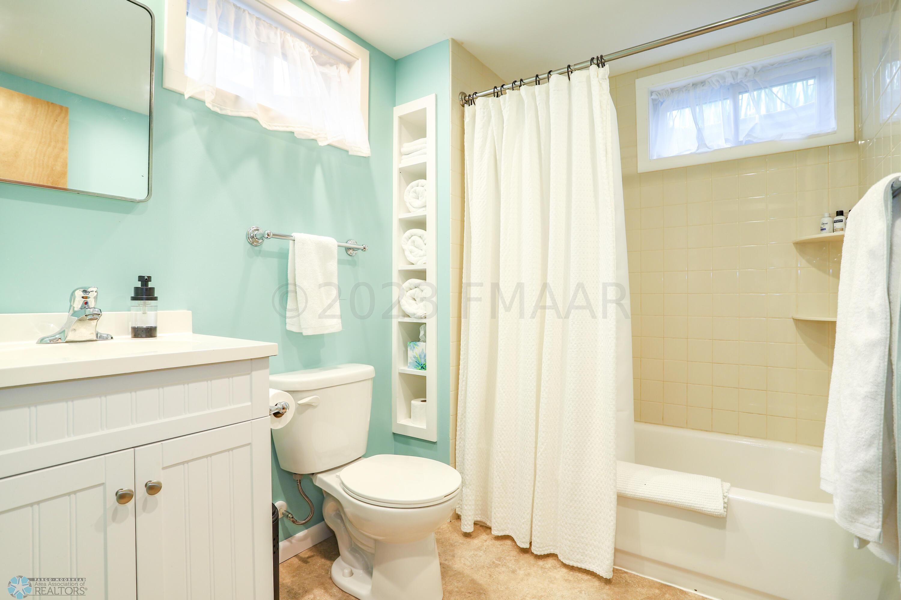 Basement bathroom