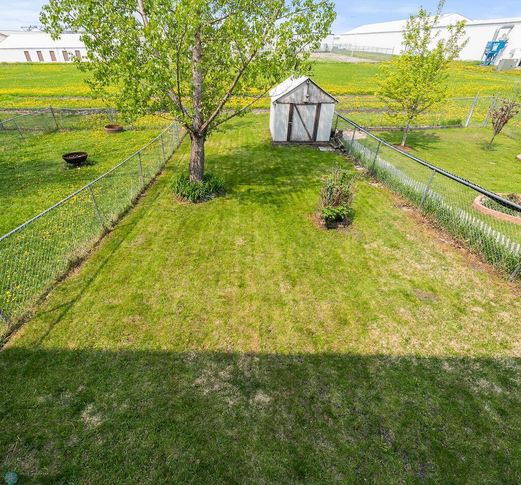 Partial Fenced Yard, & Shed