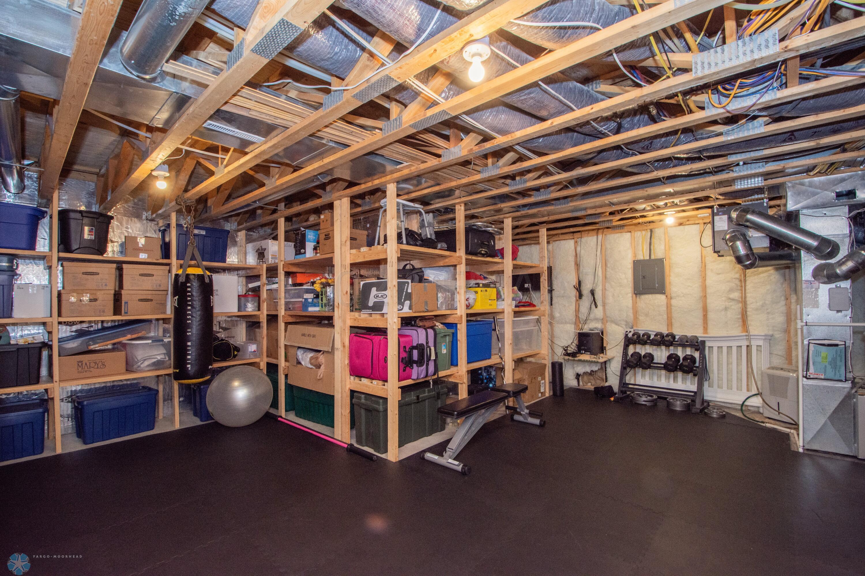 BASEMENT STORAGE ROOM