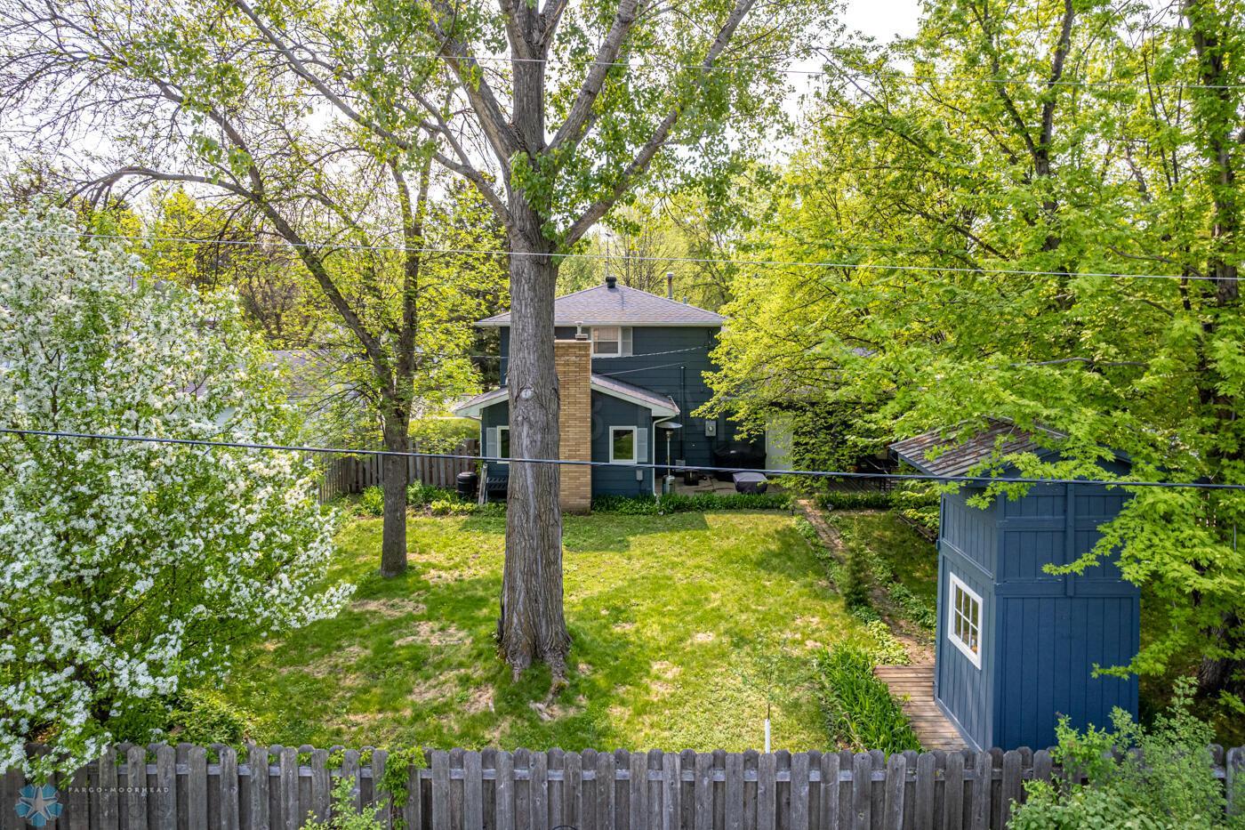 Aerial View of Backyard
