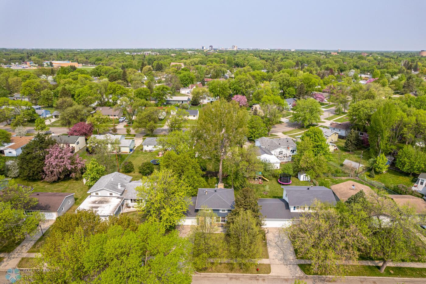 Aerial View of Neighborhood