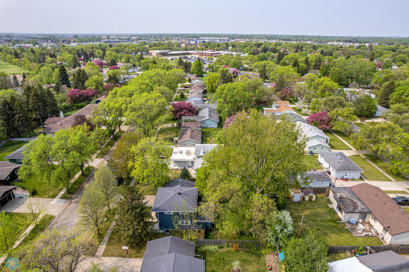 Aerial View of Neighborhood