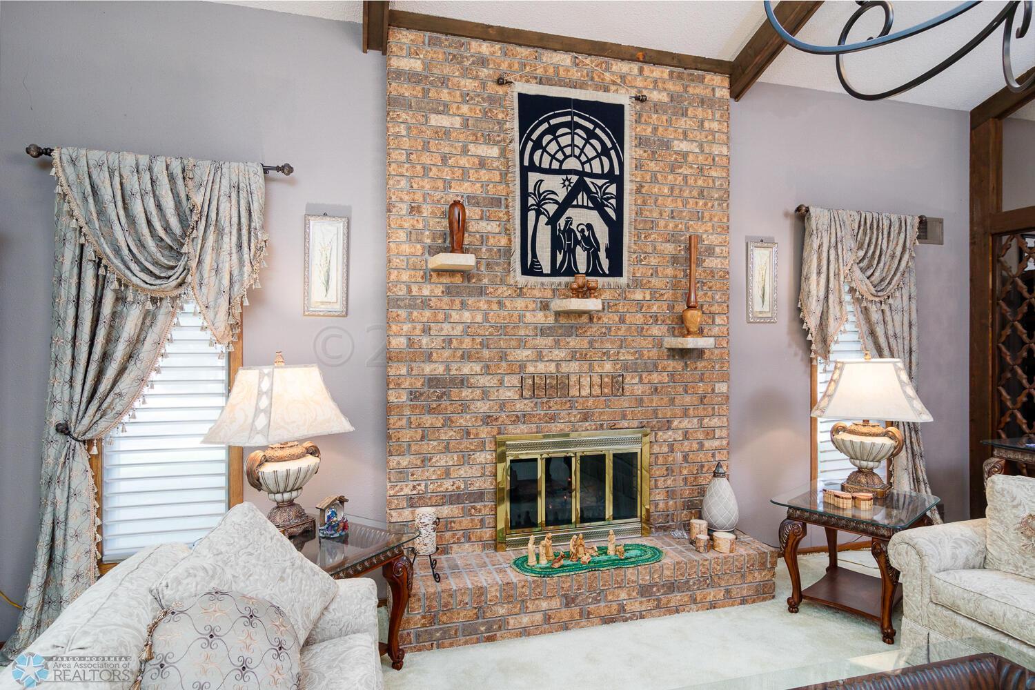 Beautiful fireplace