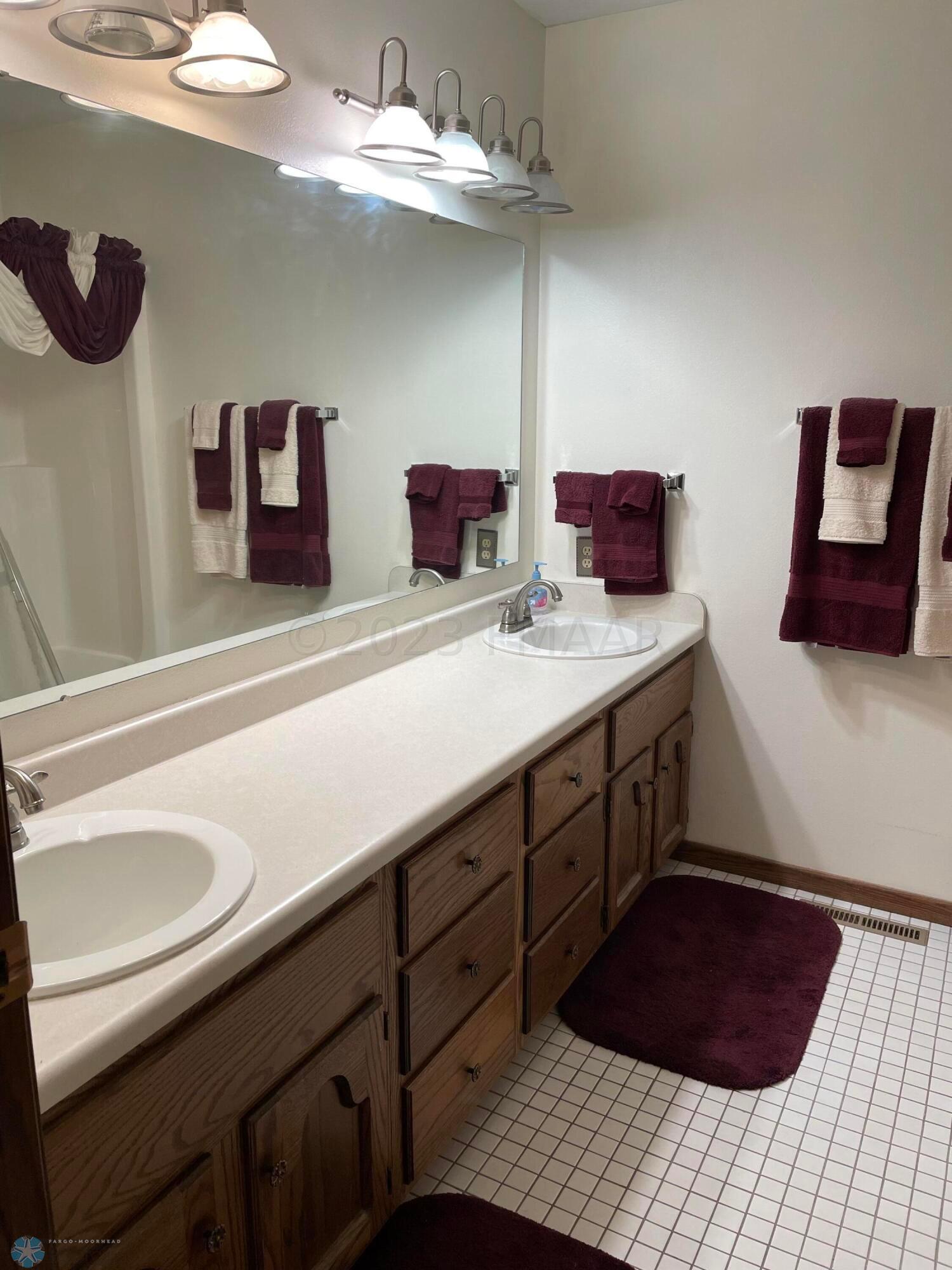 Master bath - double sinks