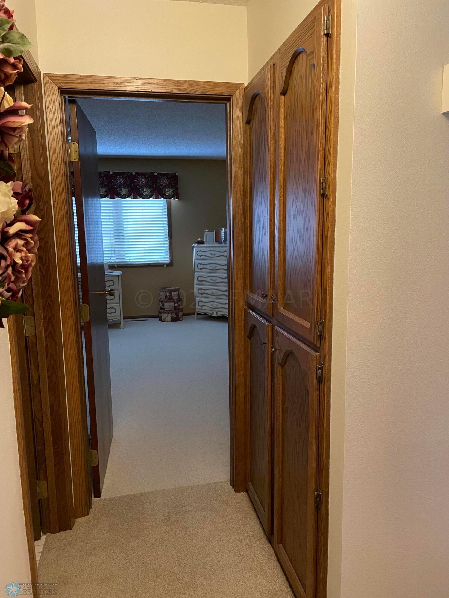 Hall linen closet