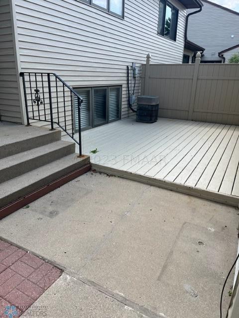Front deck