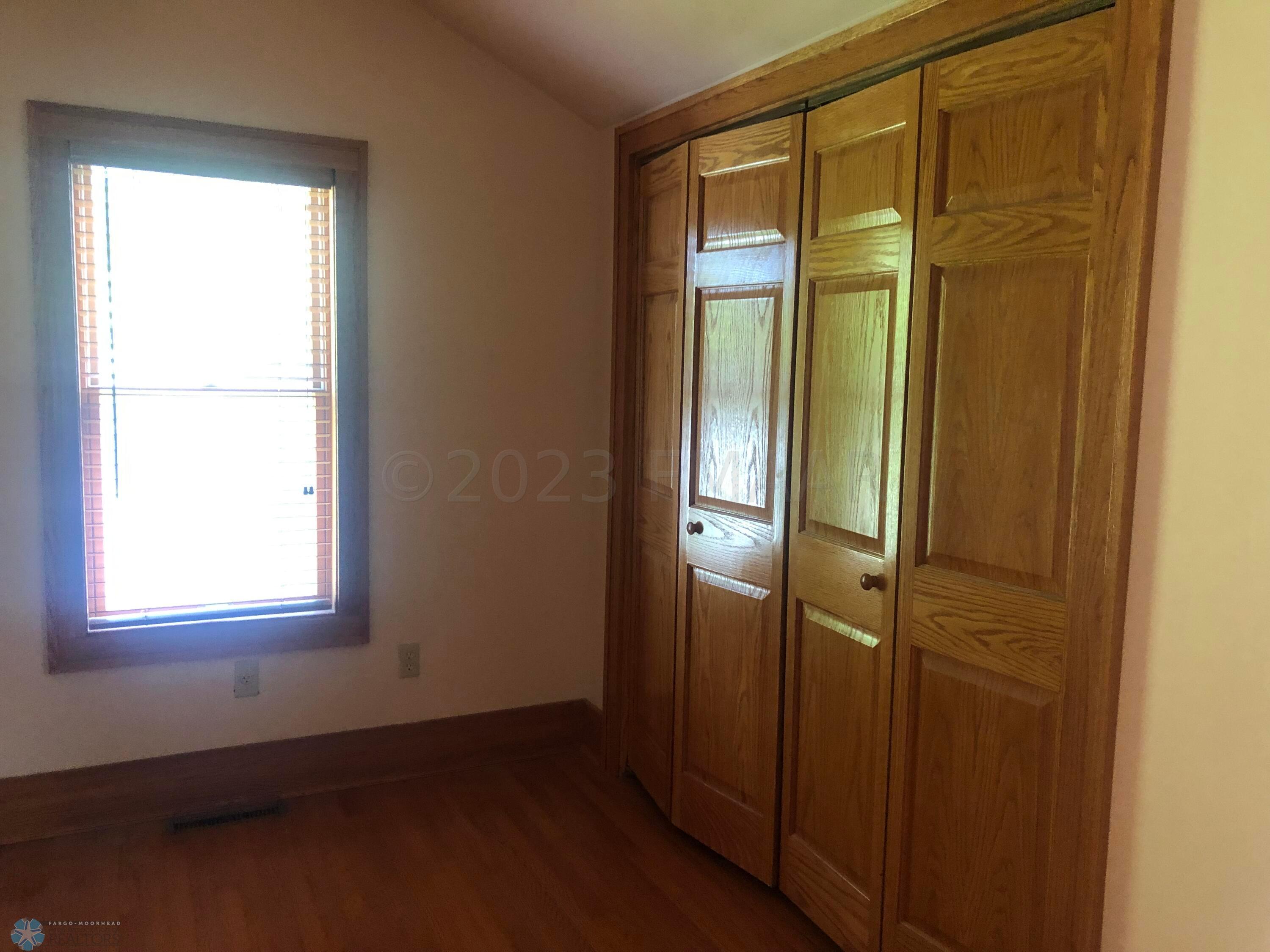 Upstairs closets