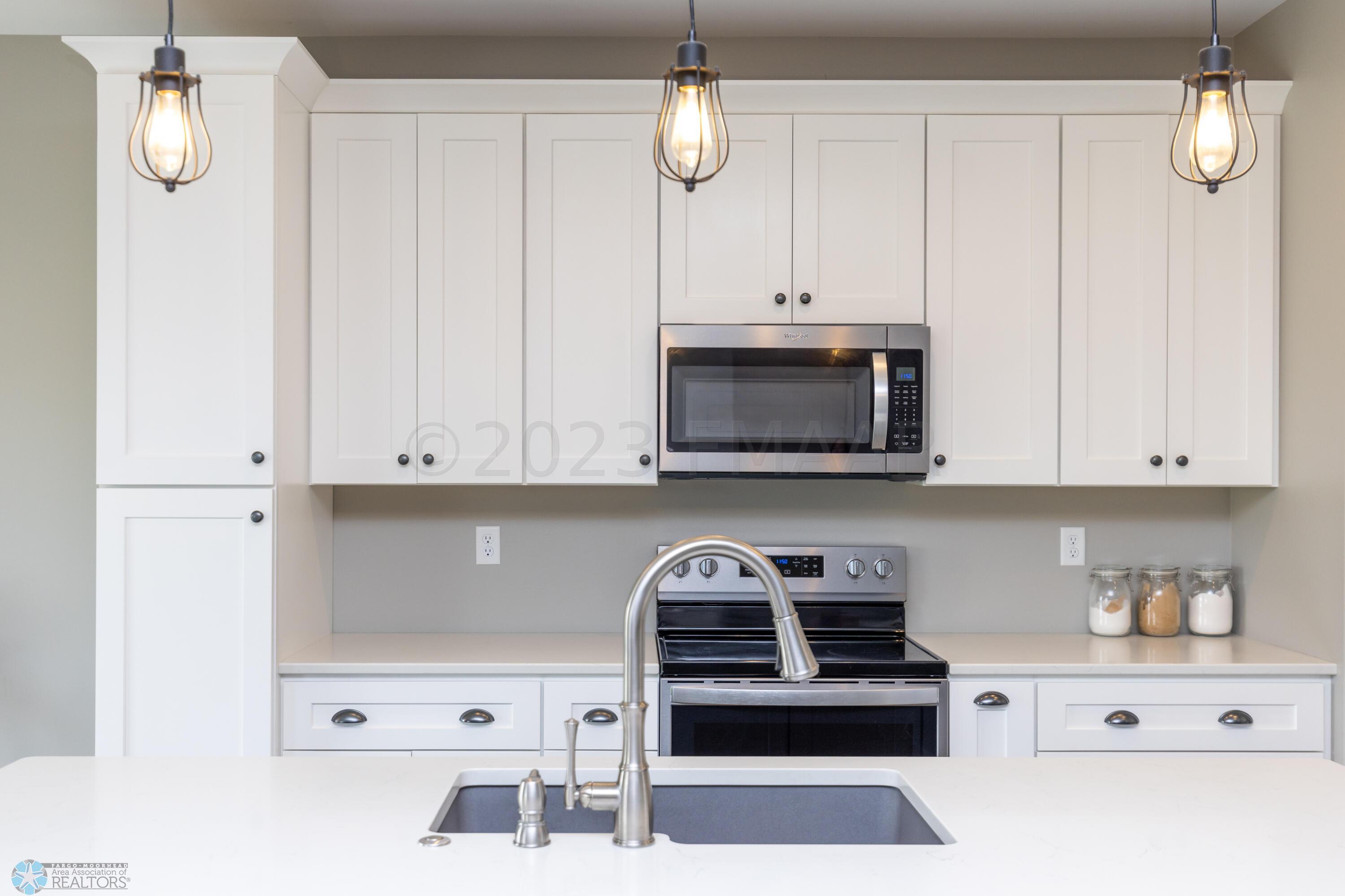 Beautiful white cabinets