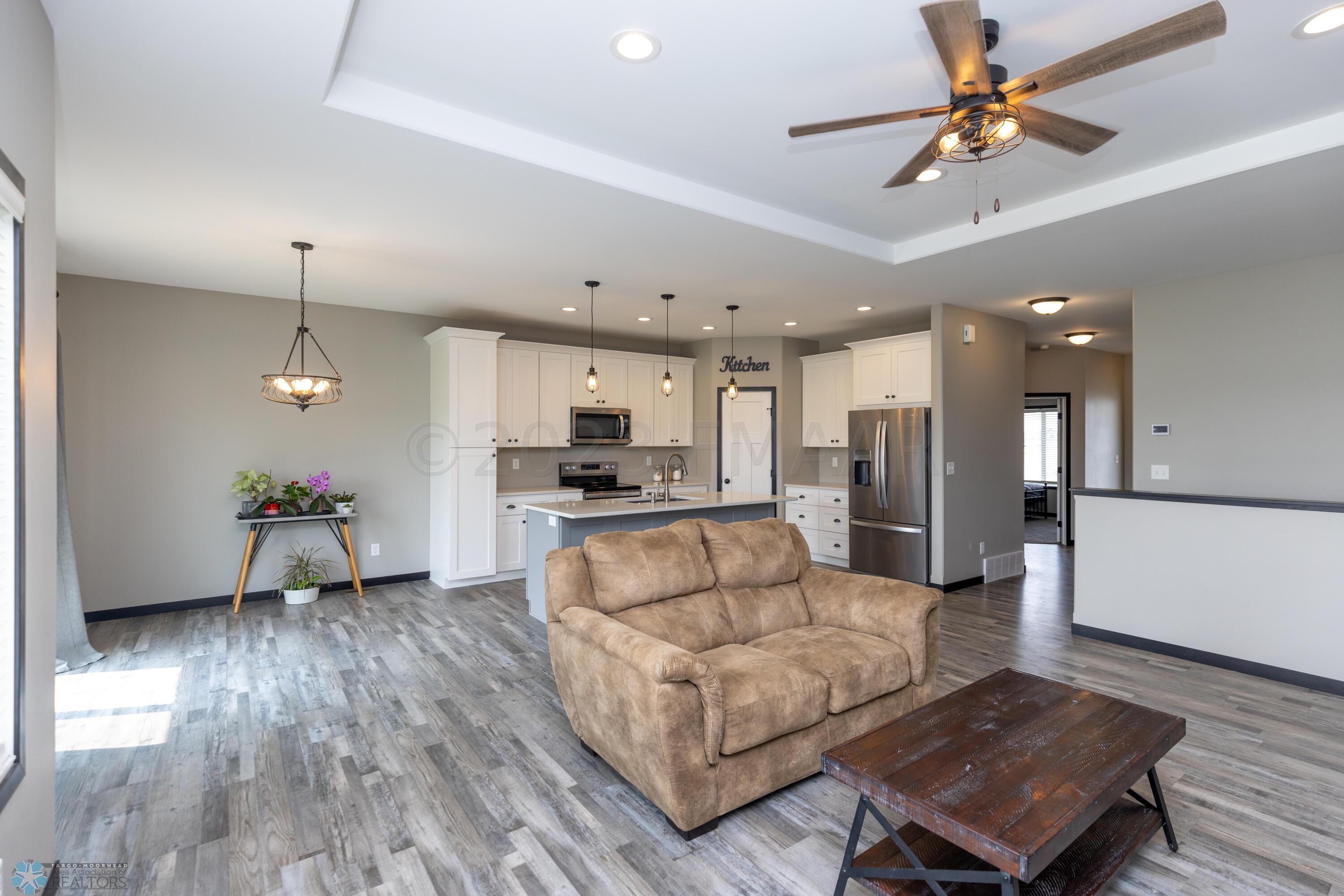 View of dining room from living room