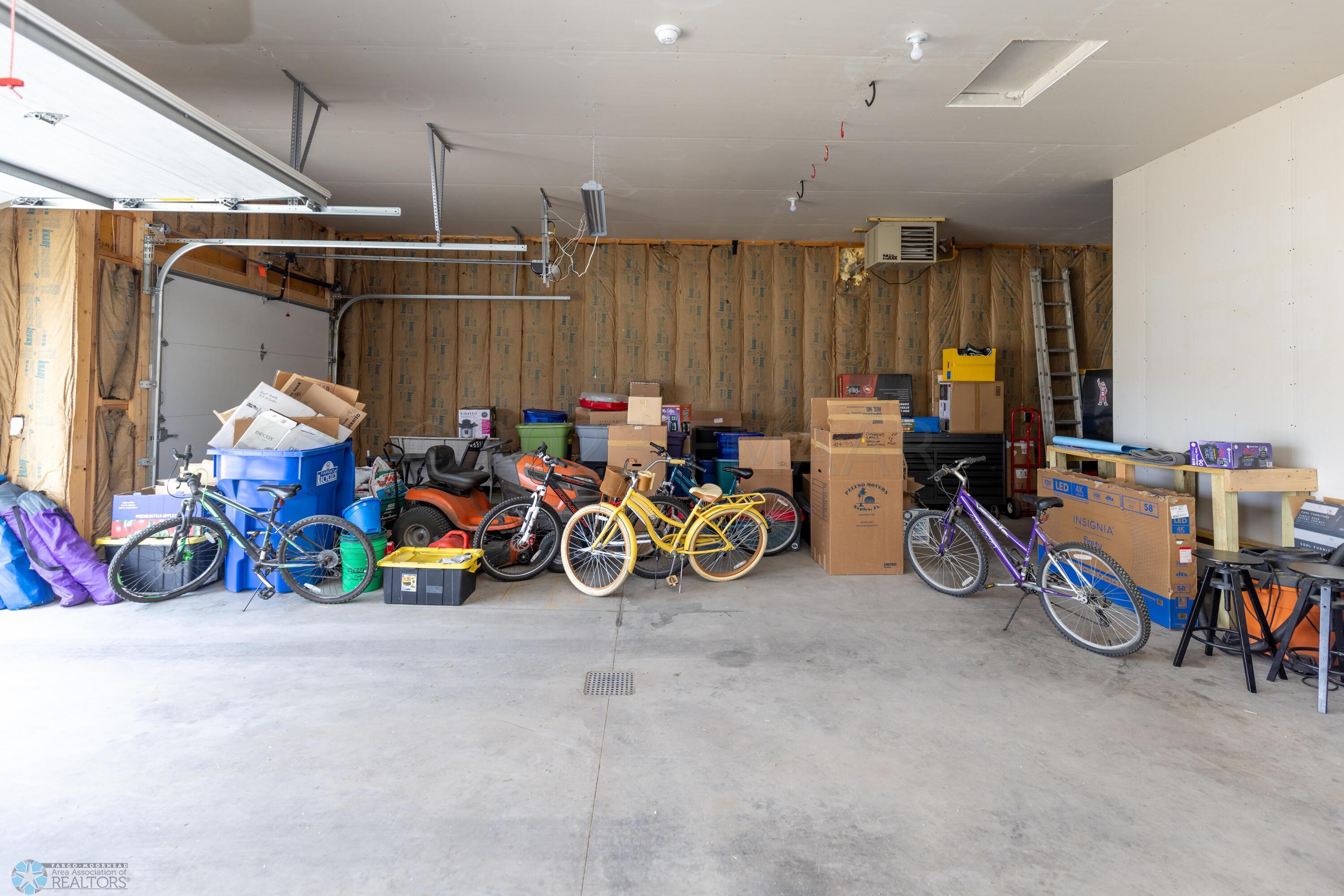 3 Stall Garage with floor Drain
