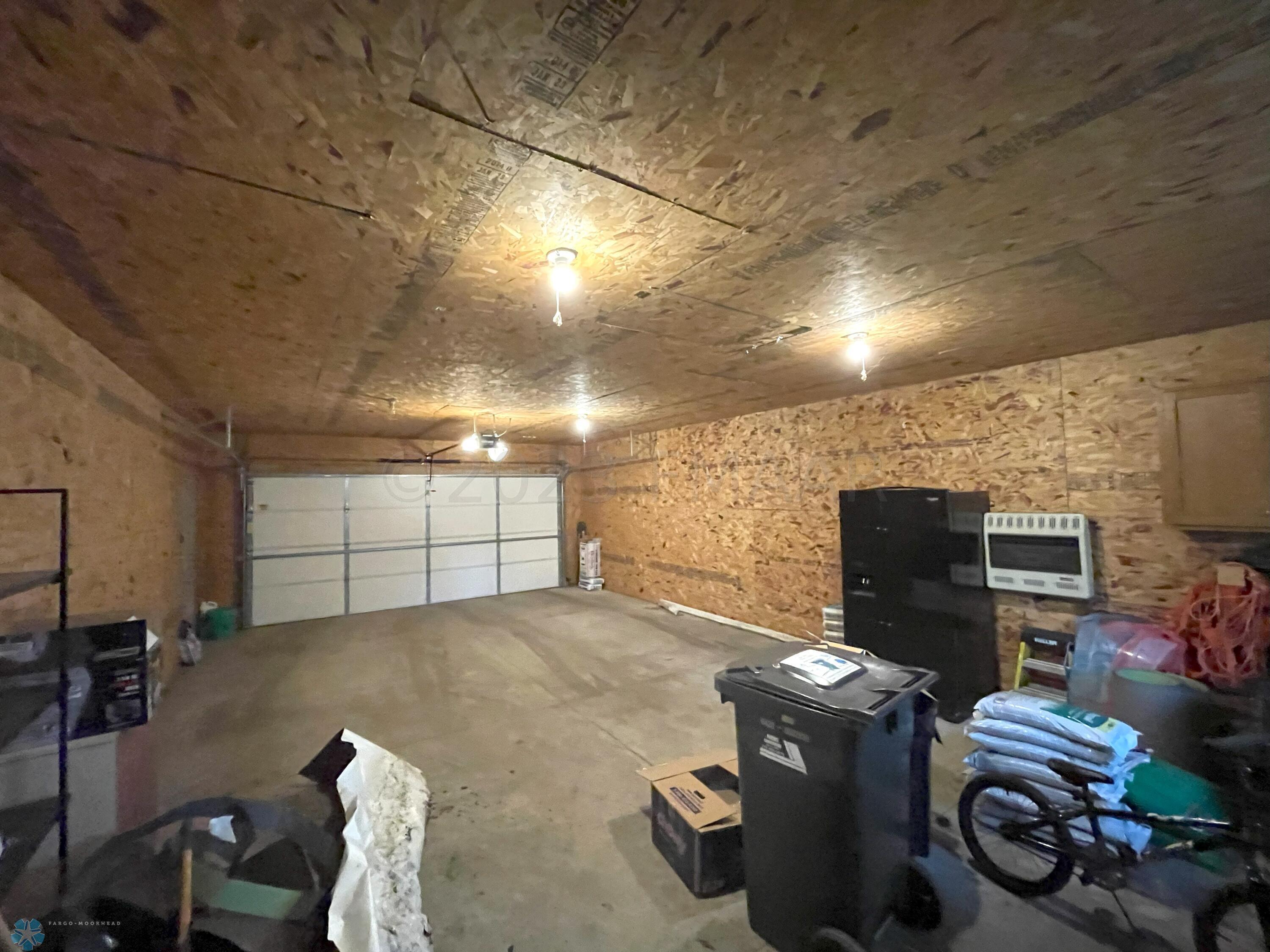 Garage Storage above-pull down ladder