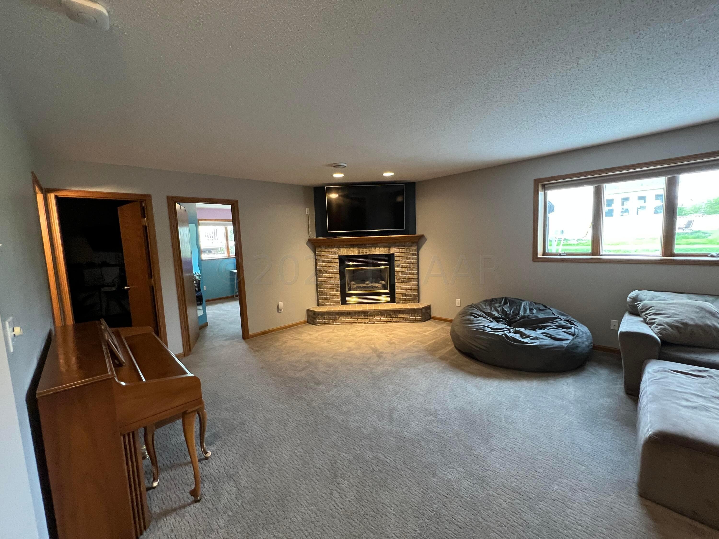 Family Room with gas fireplace