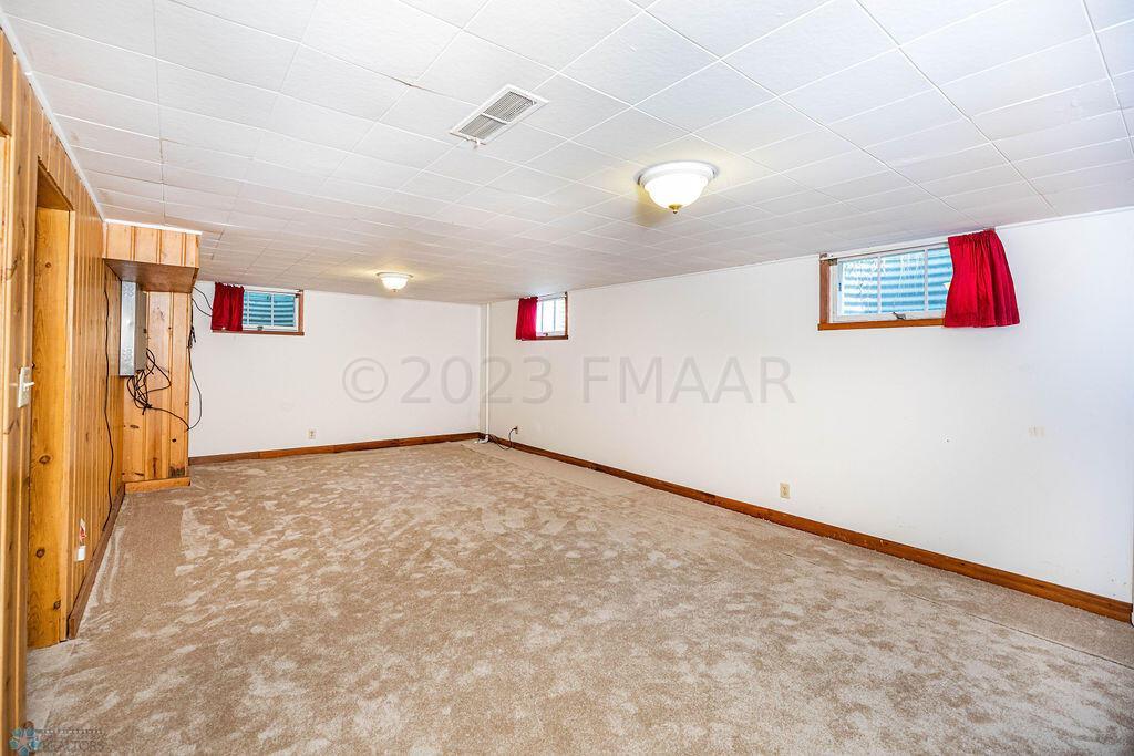 Huge Finished Family Room