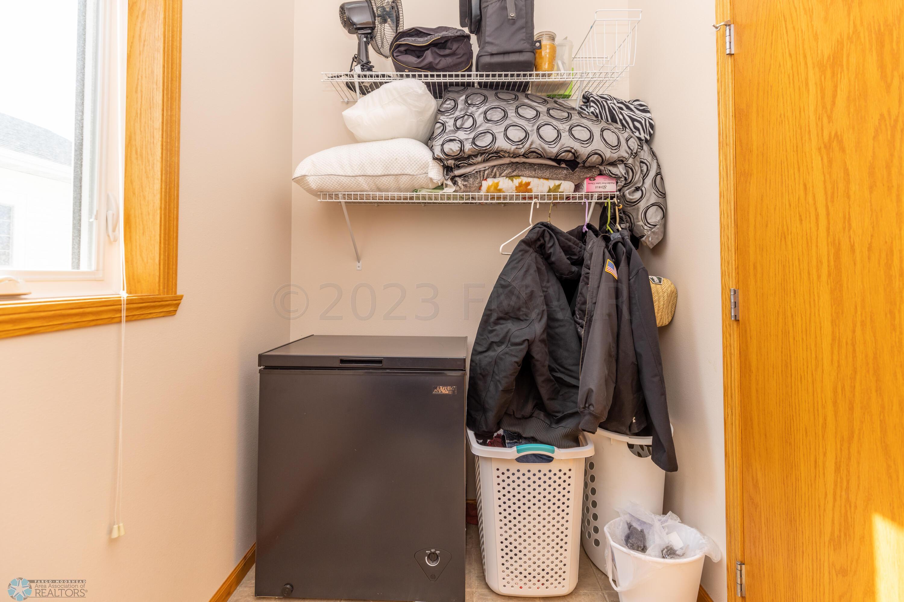 Extra Area for storage in Laundry Room